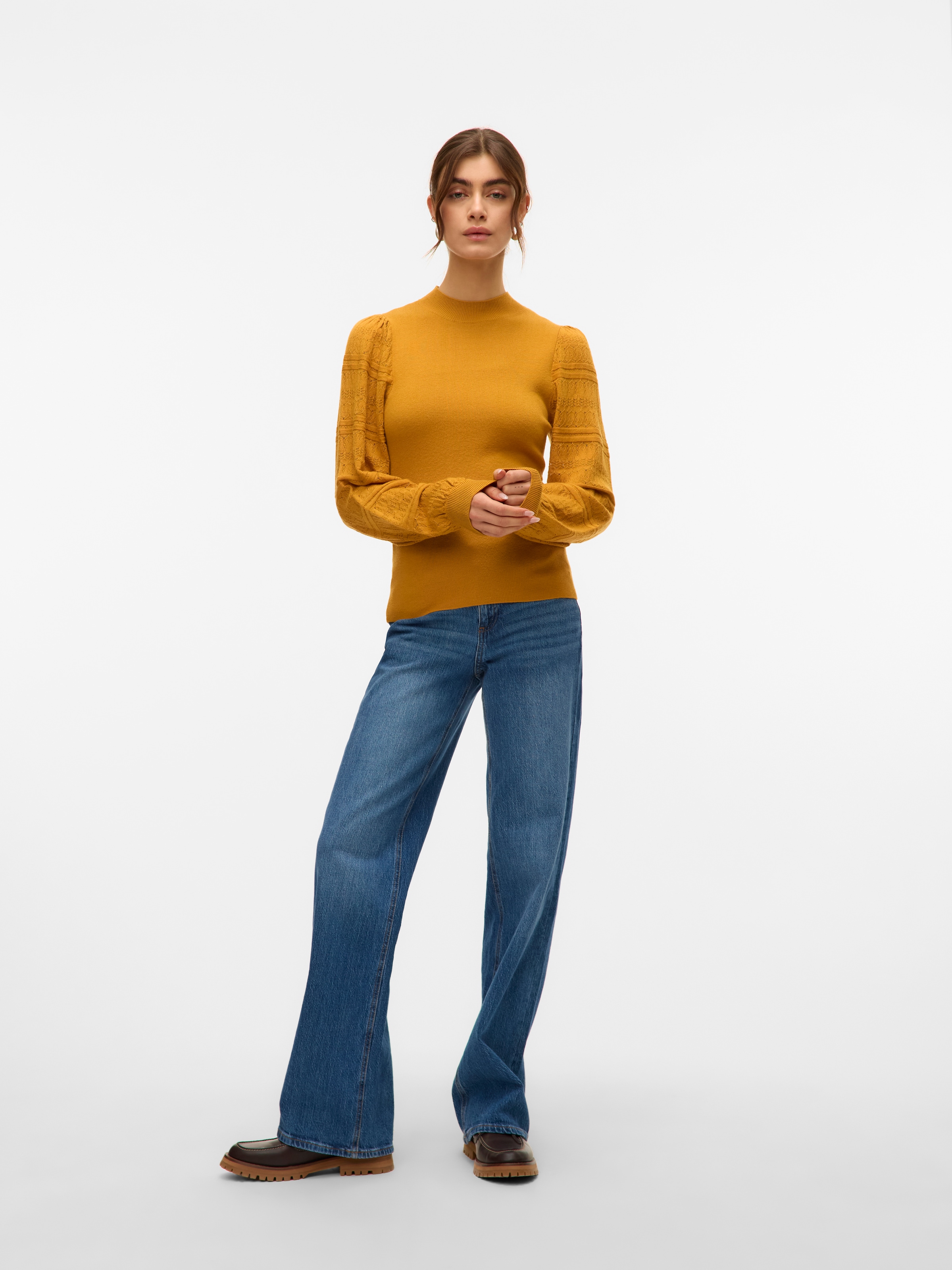 Vero Moda Strickpullover »VMNEWLIMONE LS HIGHNECK PULLOVER BOO«