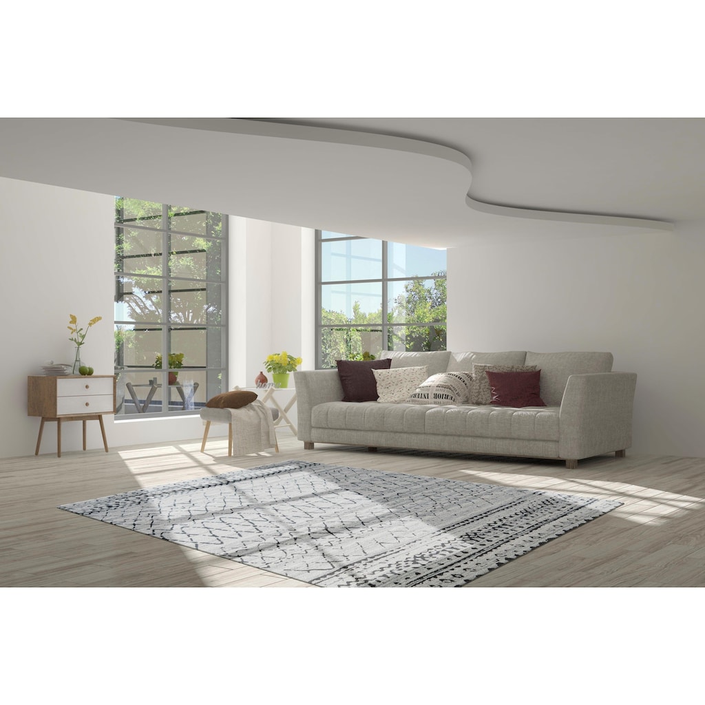 calo-deluxe Teppich »Roxy 130«, rechteckig, Flachgewebe, Wohnzimmer
