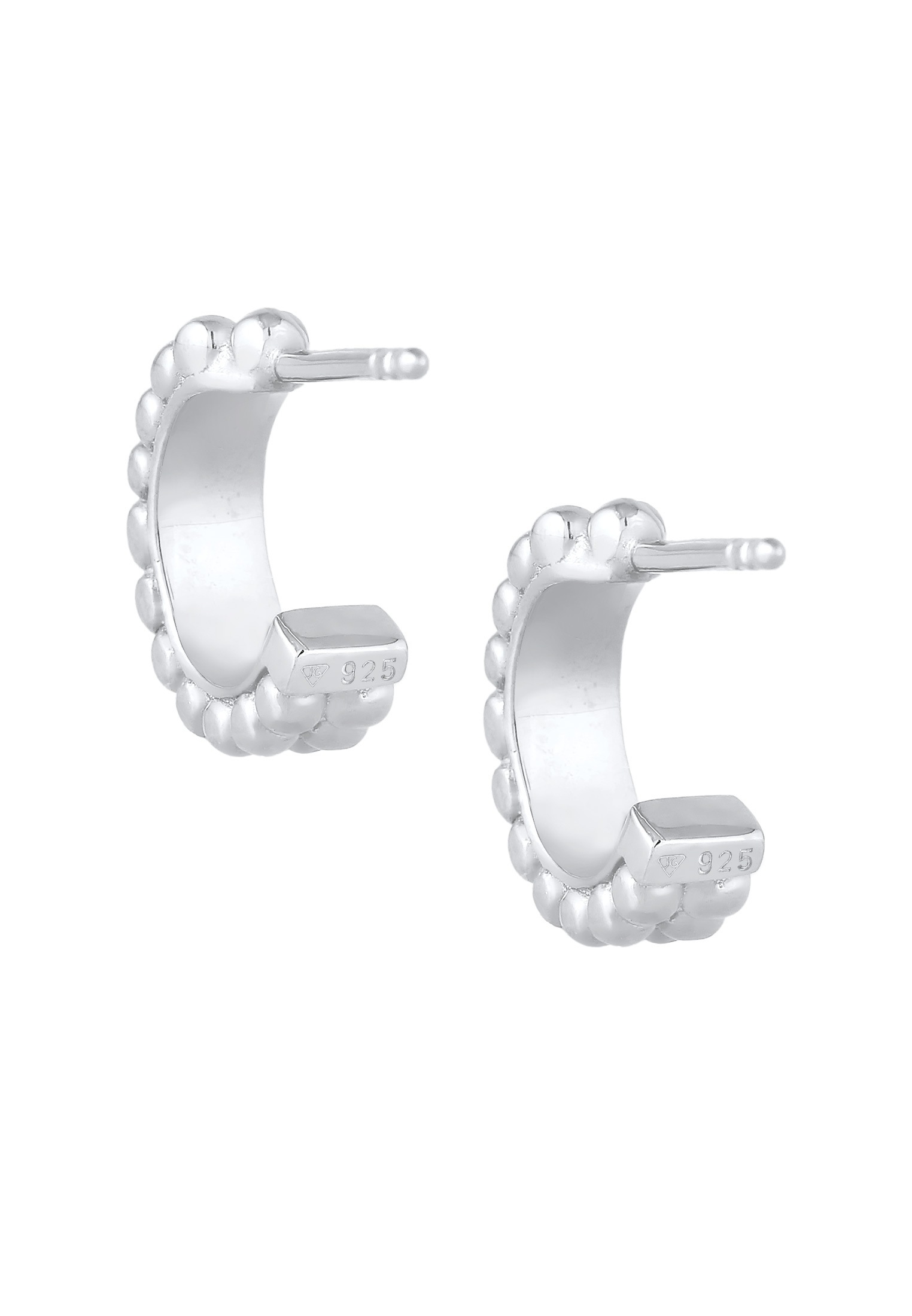 Elli Paar Ohrstecker »Ohrringe Stecker Creolen Kugel Design Verspielt 925 Silber«