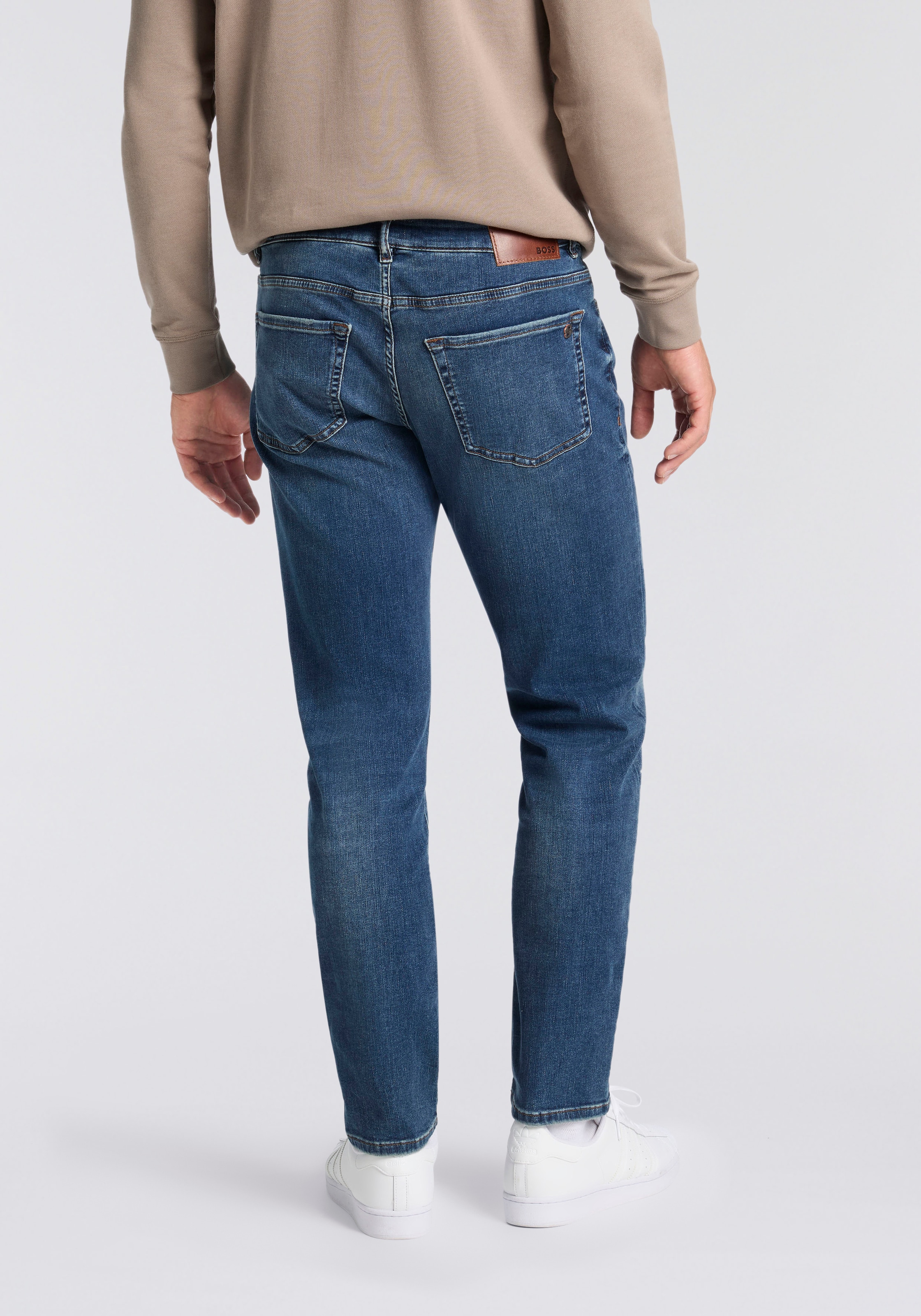 BOSS ORANGE Regular-fit-Jeans »RE.MAINE BO«, mit BOSS-Lederbadge