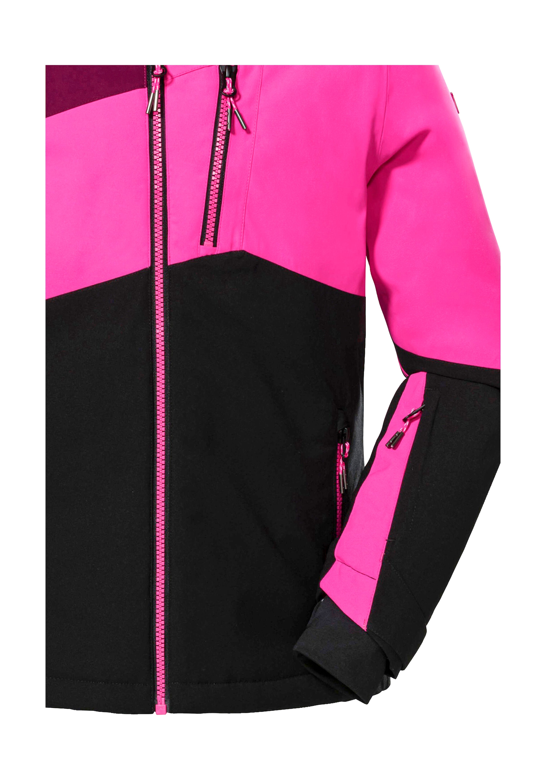 Killtec Skijacke »KSW 166 GRLS SKI JCKT« Atmungsaktive, wasser- und winddichte Skijacke mit abnehmbarer Kapuze