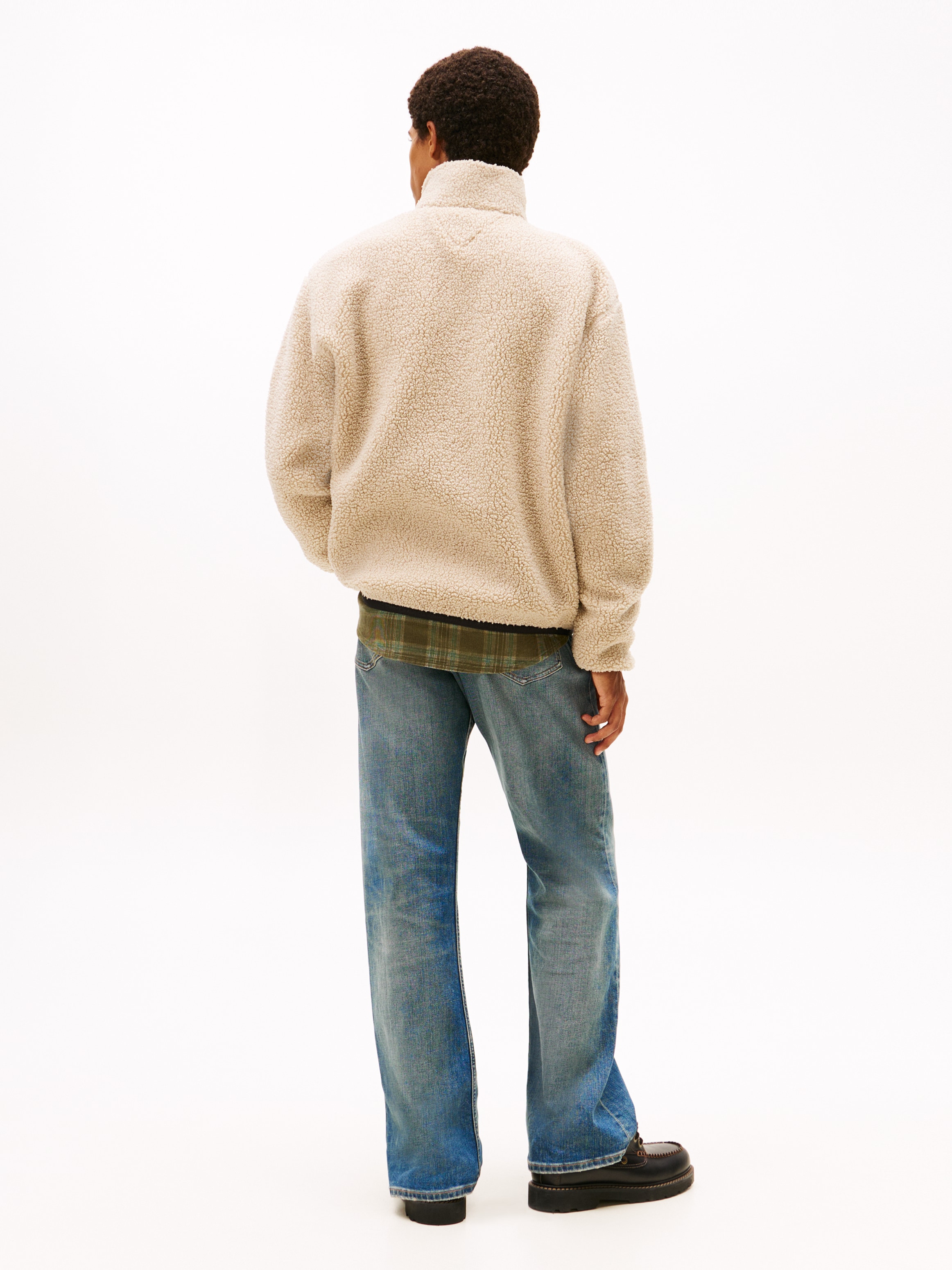 Tommy Jeans Fleecejacke »TJM BADGE TEDDY«