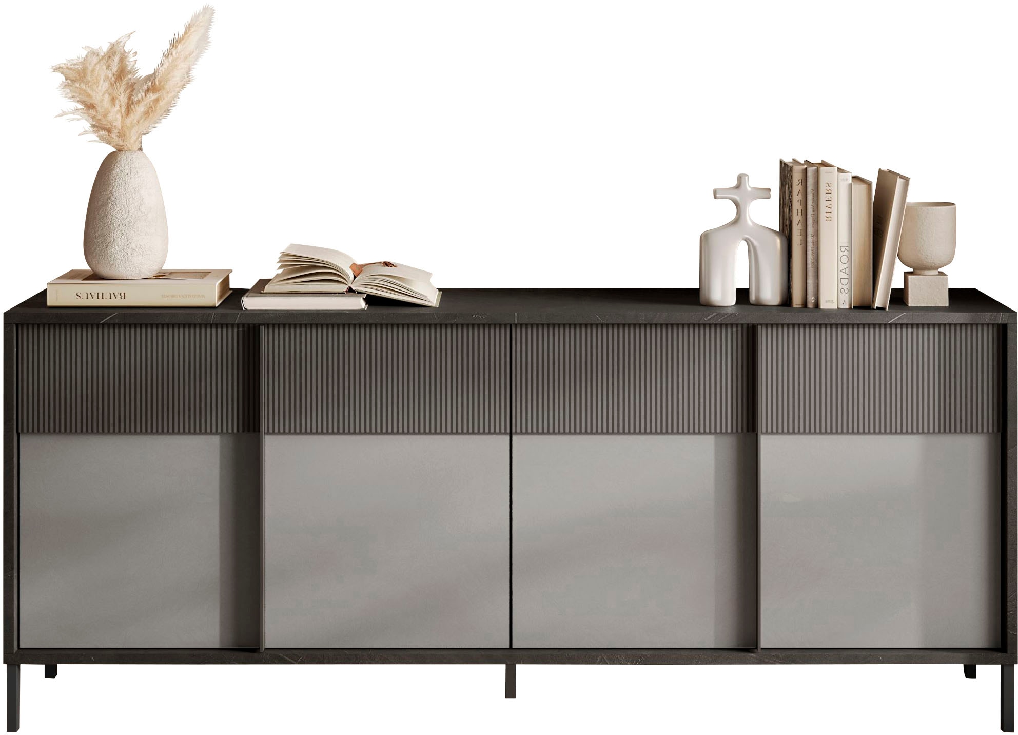 Sideboard »Everest Breite 206 cm, Kommode mit 4 Türen«, Anrichte, Soft/Self Closing,...