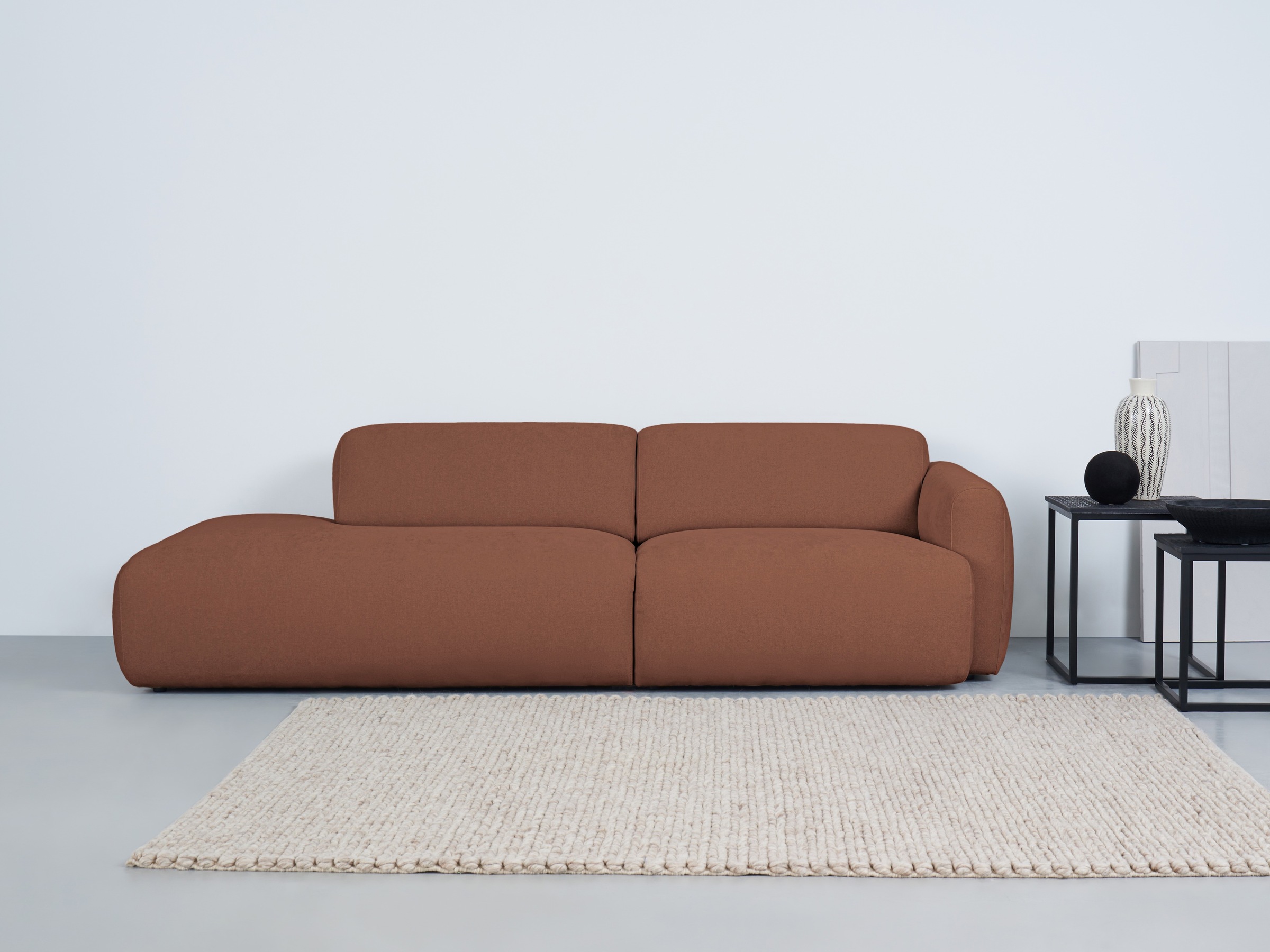 Home affaire 2-Sitzer »Myrland Kompaktsofa« Breite 263 cm, Chenille, Easy Clean Stoff, mit Kaltschaum