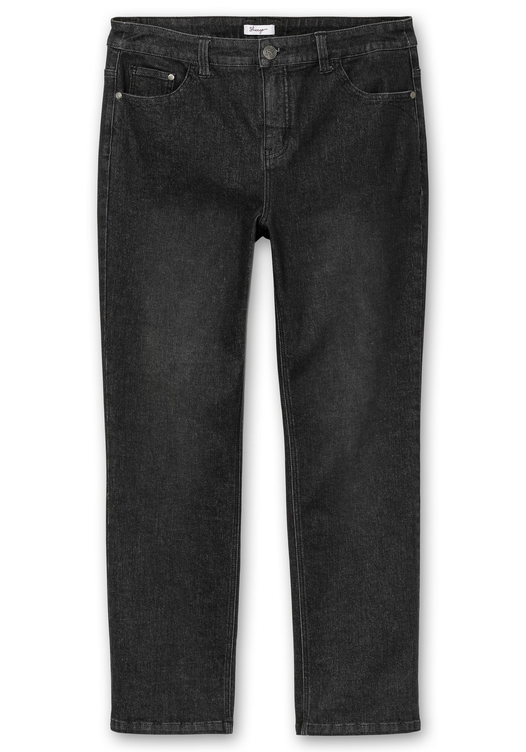 Sheego Stretch-Jeans »Gerade Jeans mit funktionellen TruTemp365® Fasern«