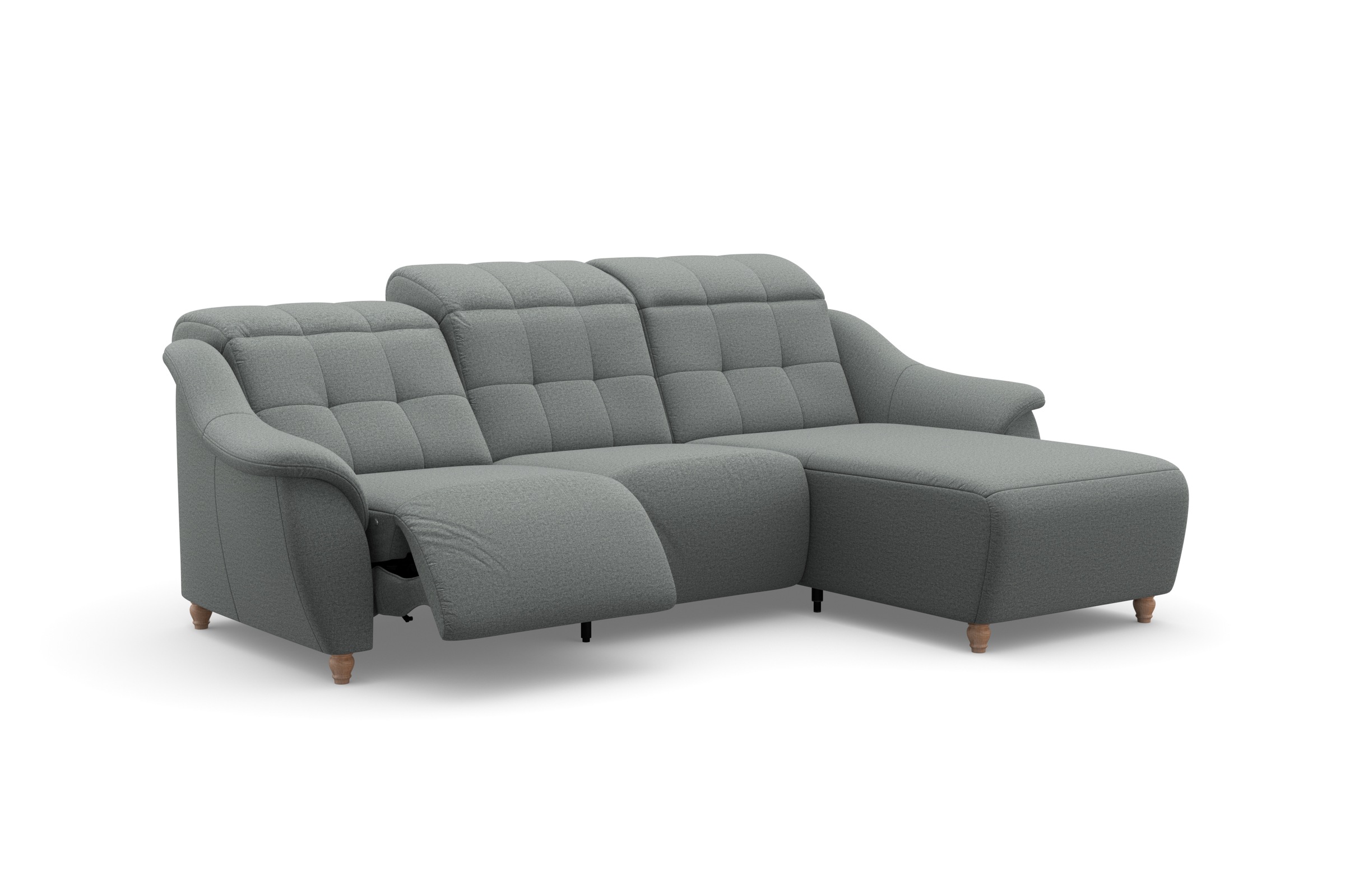 Home affaire Ecksofa »Boston L-Form«, (2 St.), Kopfteilverstellung an jeder Sitzfläche, wahlweise Relaxfunktion