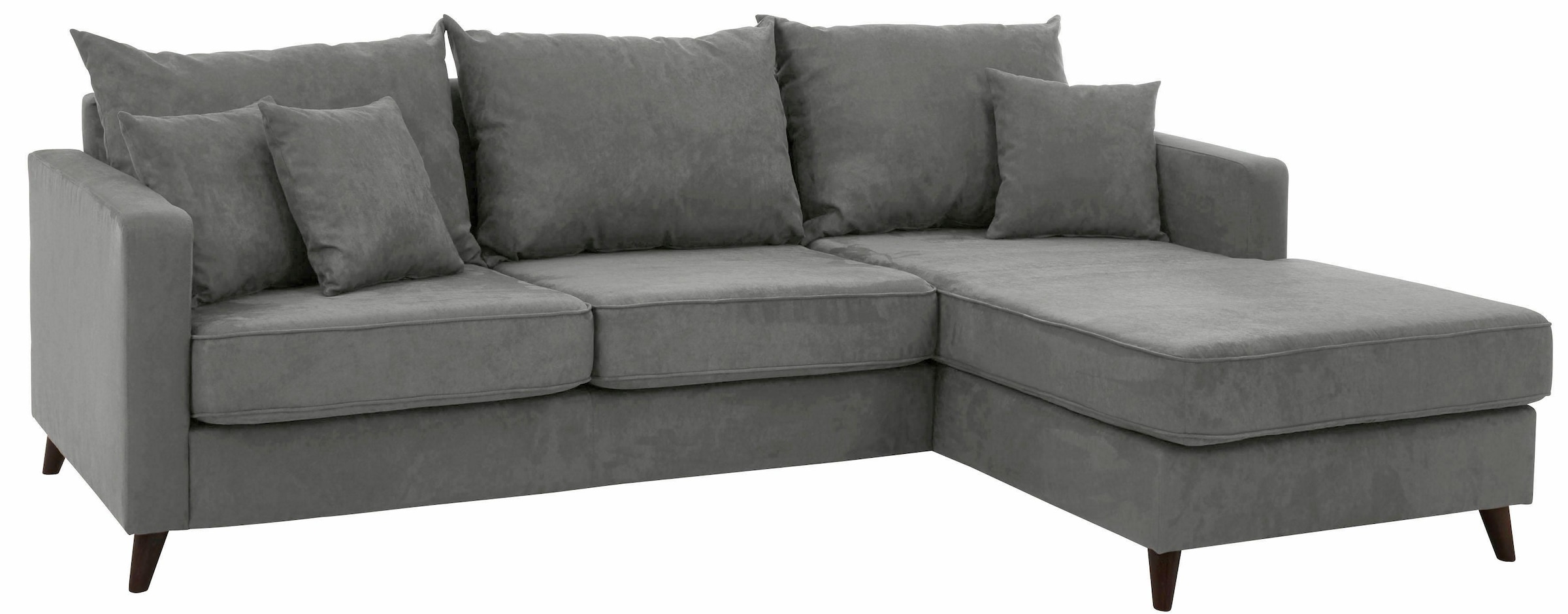 Guido Maria Kretschmer Home&Living Ecksofa »Renesse L-Form«, lose Kissen, Keder an Sitzkissen