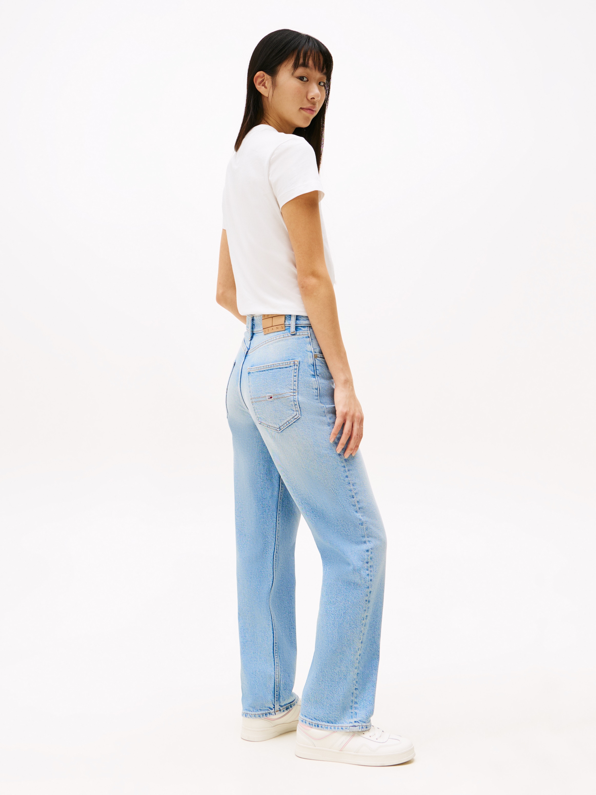 Tommy Jeans Straight-Jeans »LAYLA HR SLIM STR«, in Knöchellänge