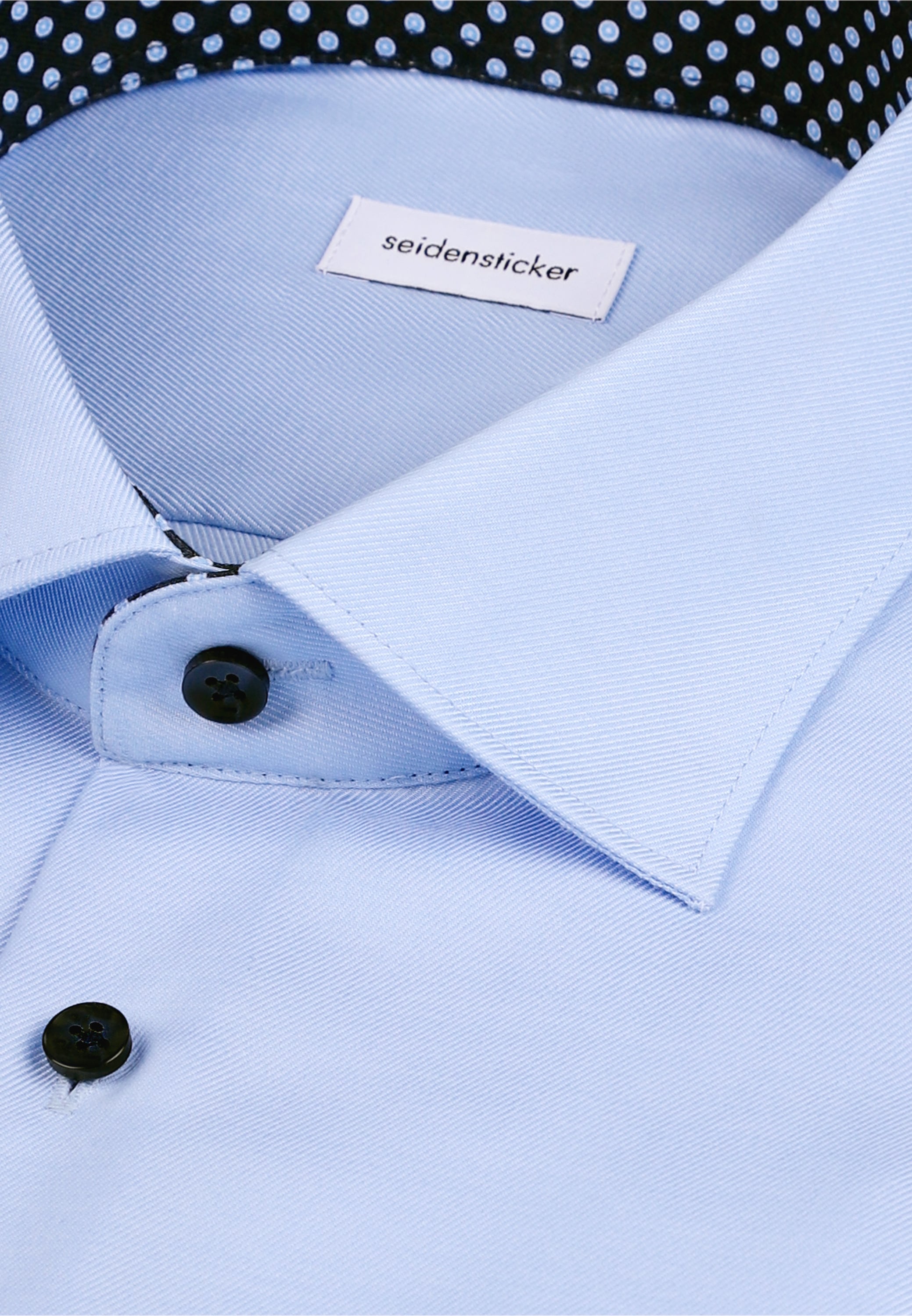 seidensticker Businesshemd »Schwarze Rose« Regular 1/2 Kentkragen Uni