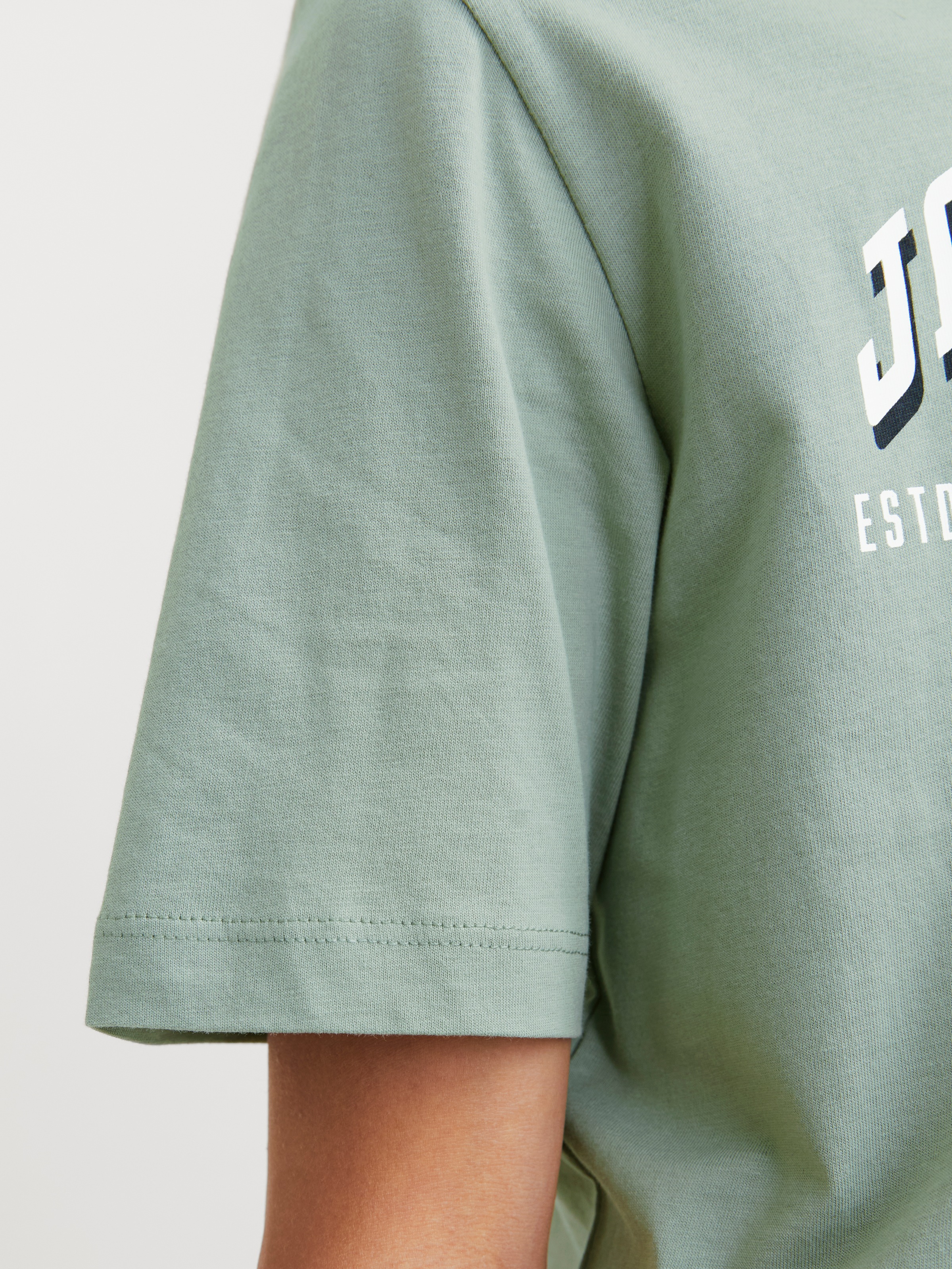 Jack & Jones Junior Rundhalsshirt »JJELOGO TEE SS O-NECK 2 COL S NOOS JNR«