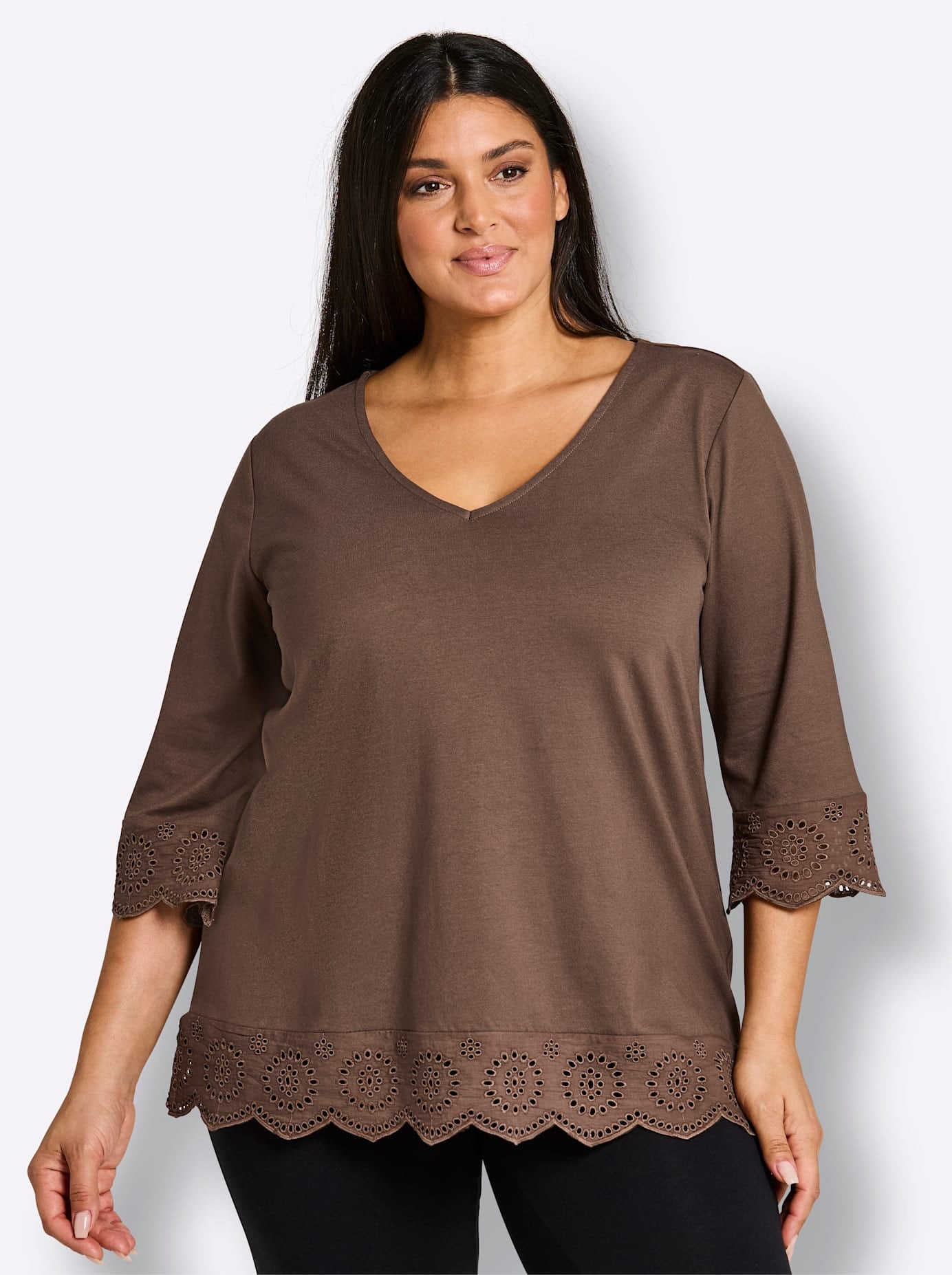 Sheego 3/4-Arm-Shirt »3/4-Arm-Shirt« 1