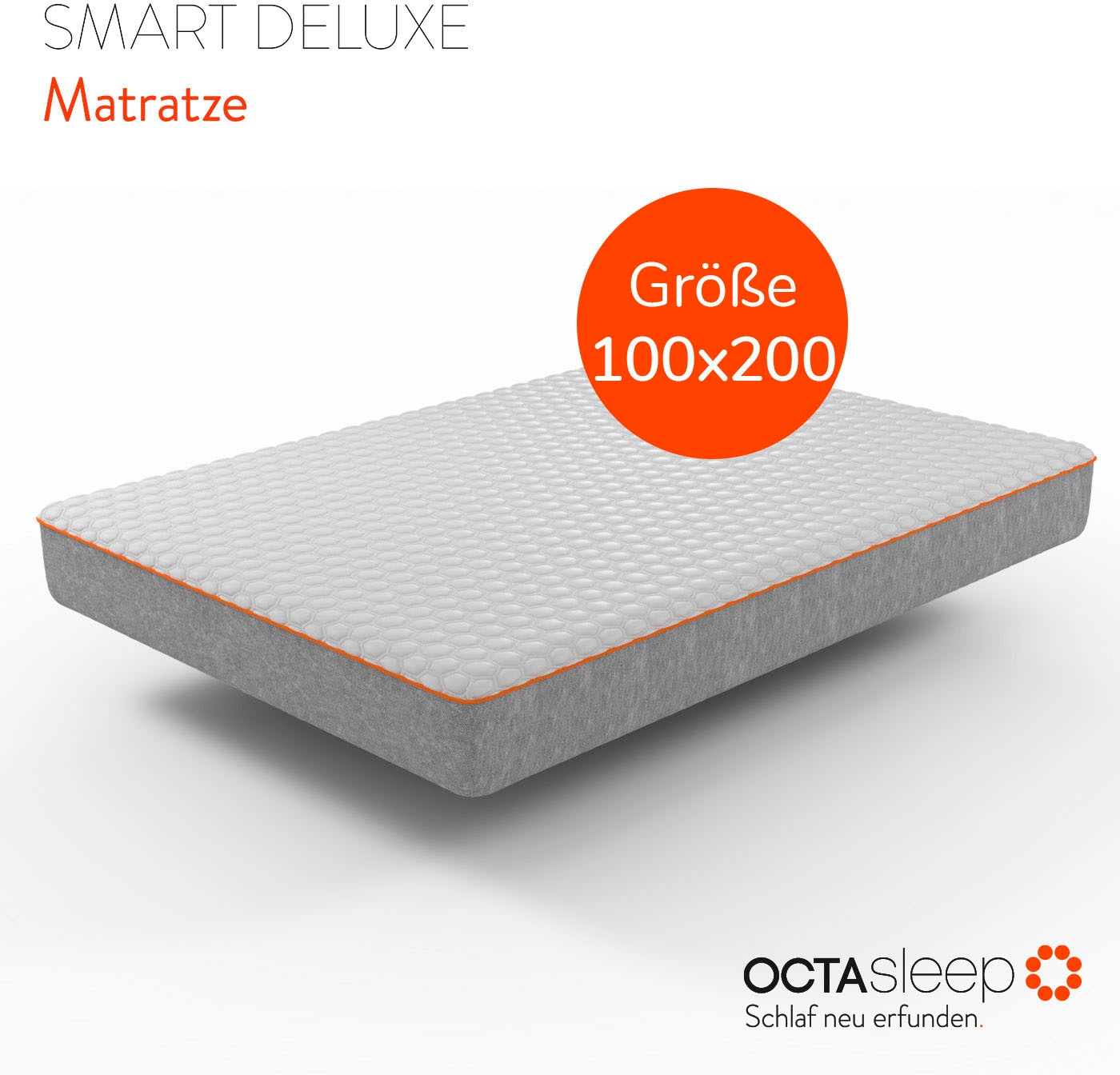 OCTAsleep Komfortschaummatratze »Octasleep Smart Deluxe Mattress«, 20 cm hoch, Raumgewicht: 38 kg/m³, (1 St., 1-tlg.)