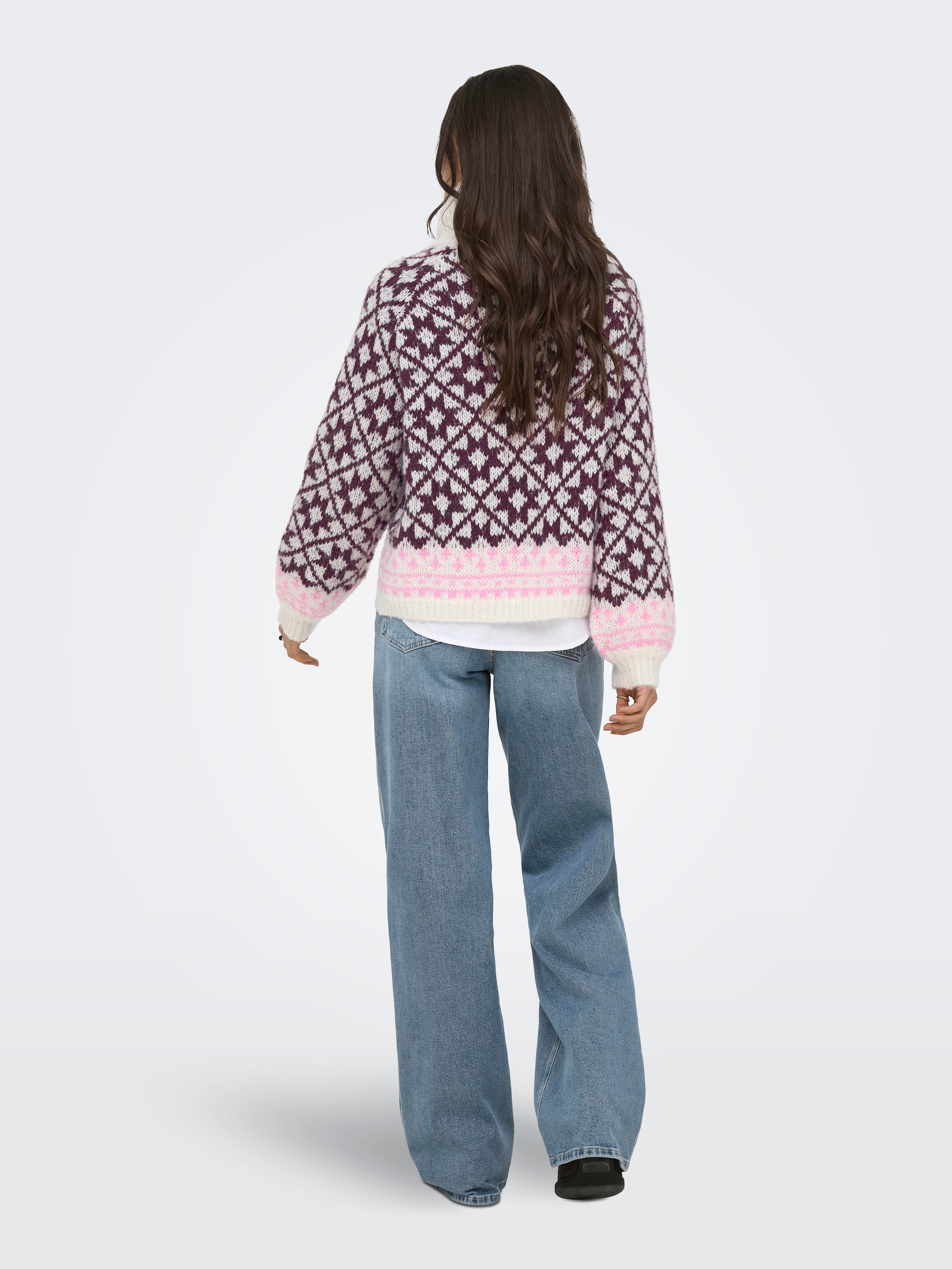 ONLY Rollkragenpullover »ONLCARO LS ROLLNECK CC KNT« Kunstfaser, regular fit
