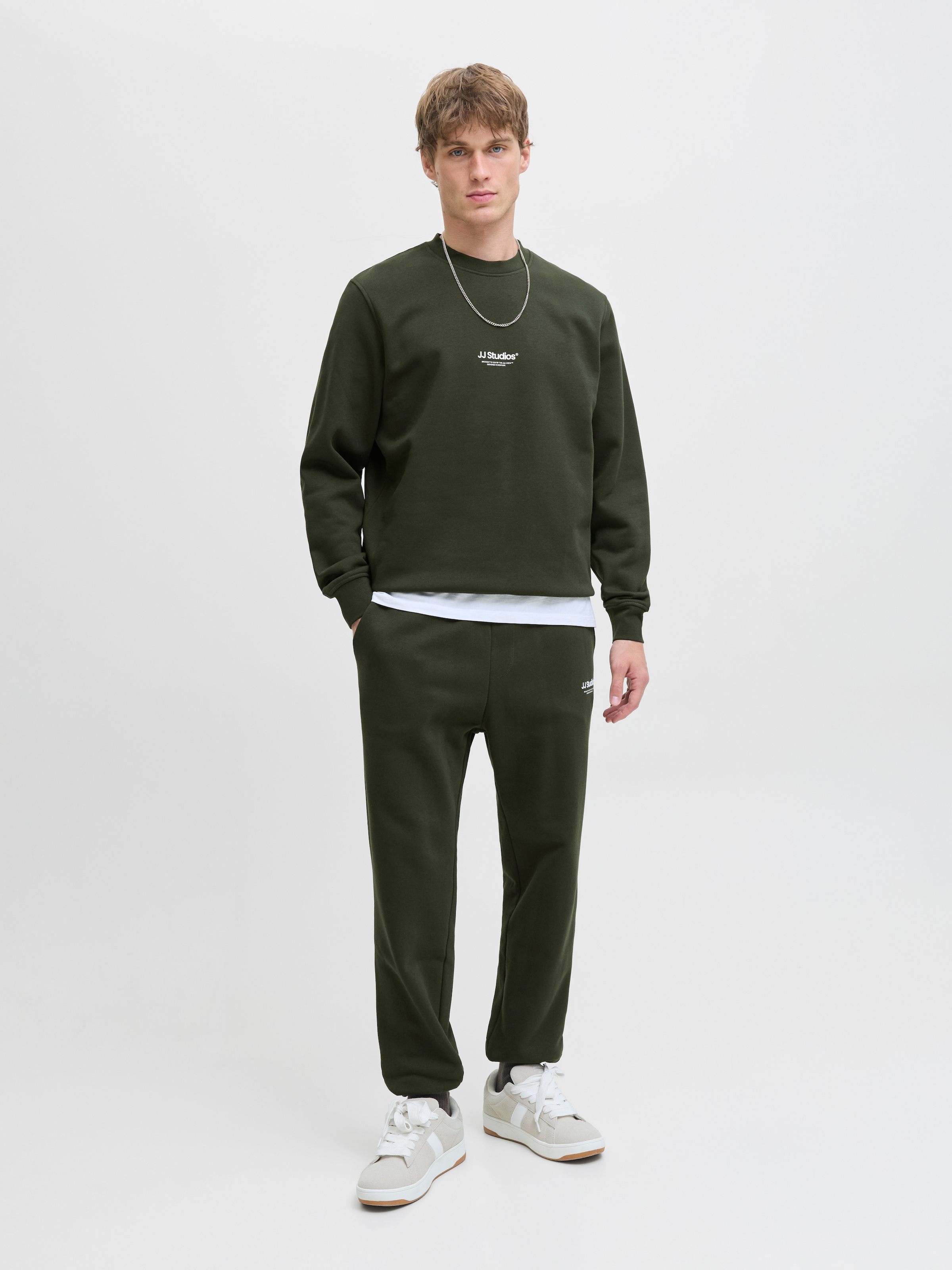 Jack & Jones Sweatshirt »JJESOHO SWEAT CREW NECK NOOS« mit stylischem Print