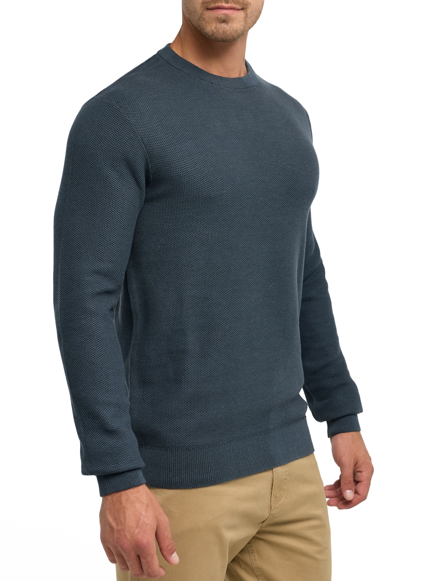 Indicode Rundhalspullover »INJexmon o-neck« Baumwolle, regular fit