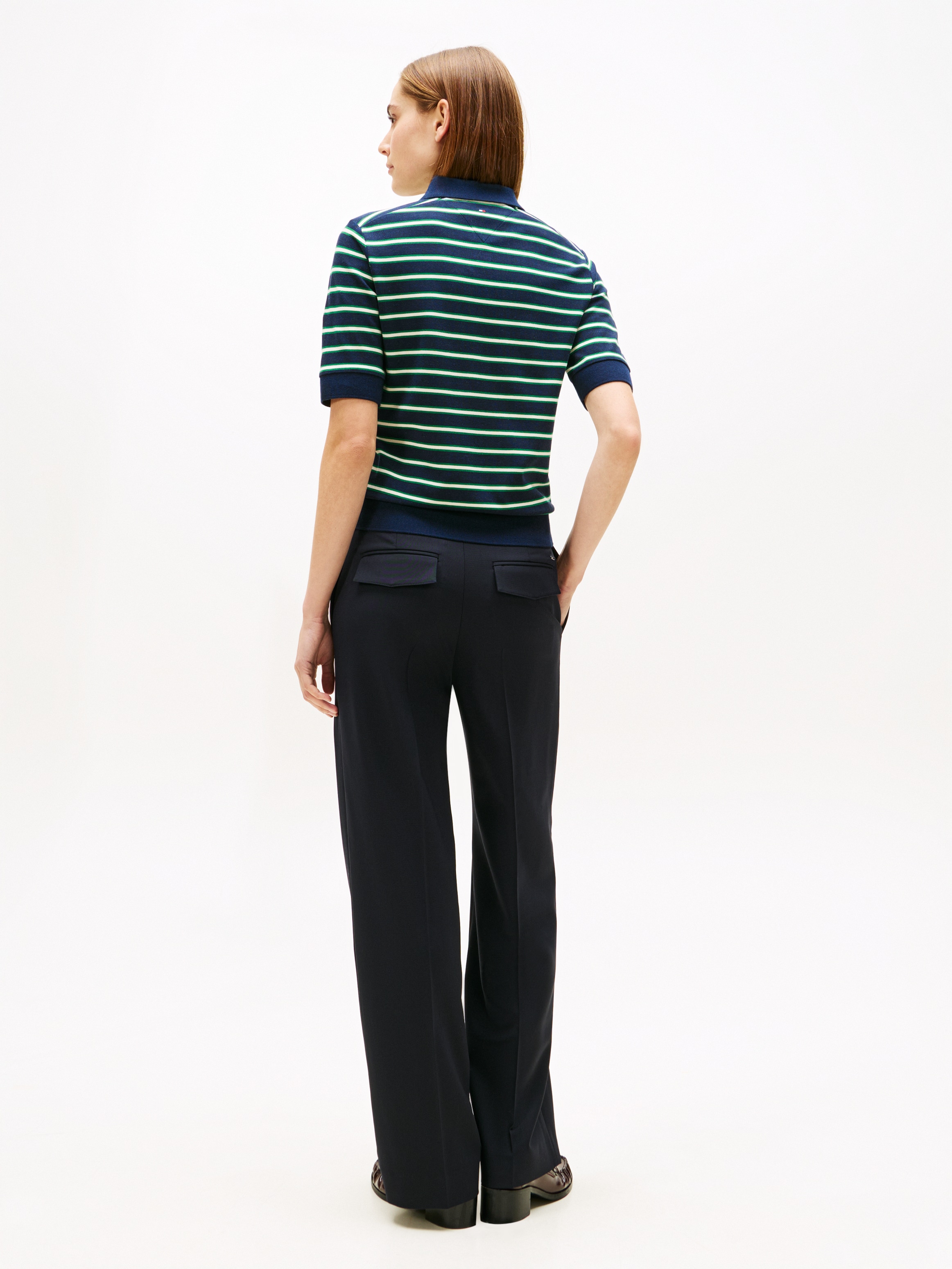 Tommy Hilfiger Poloshirt »TH SCRIPT LYOCELL ZIP SS POLO«