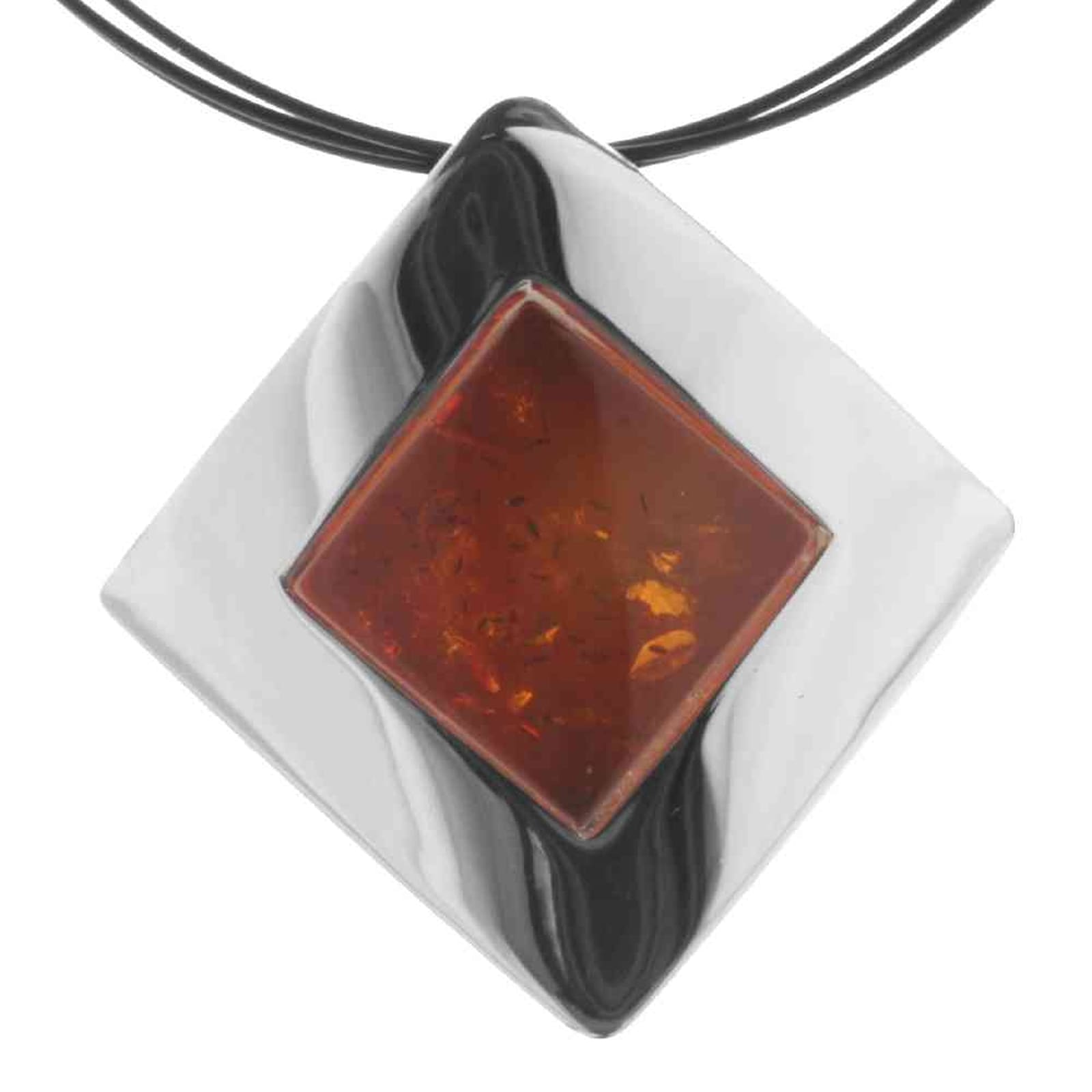 OSTSEE-SCHMUCK Kette mit Anhänger »- Gleiter-Alvina - Silber 925/000 - Bernstein«