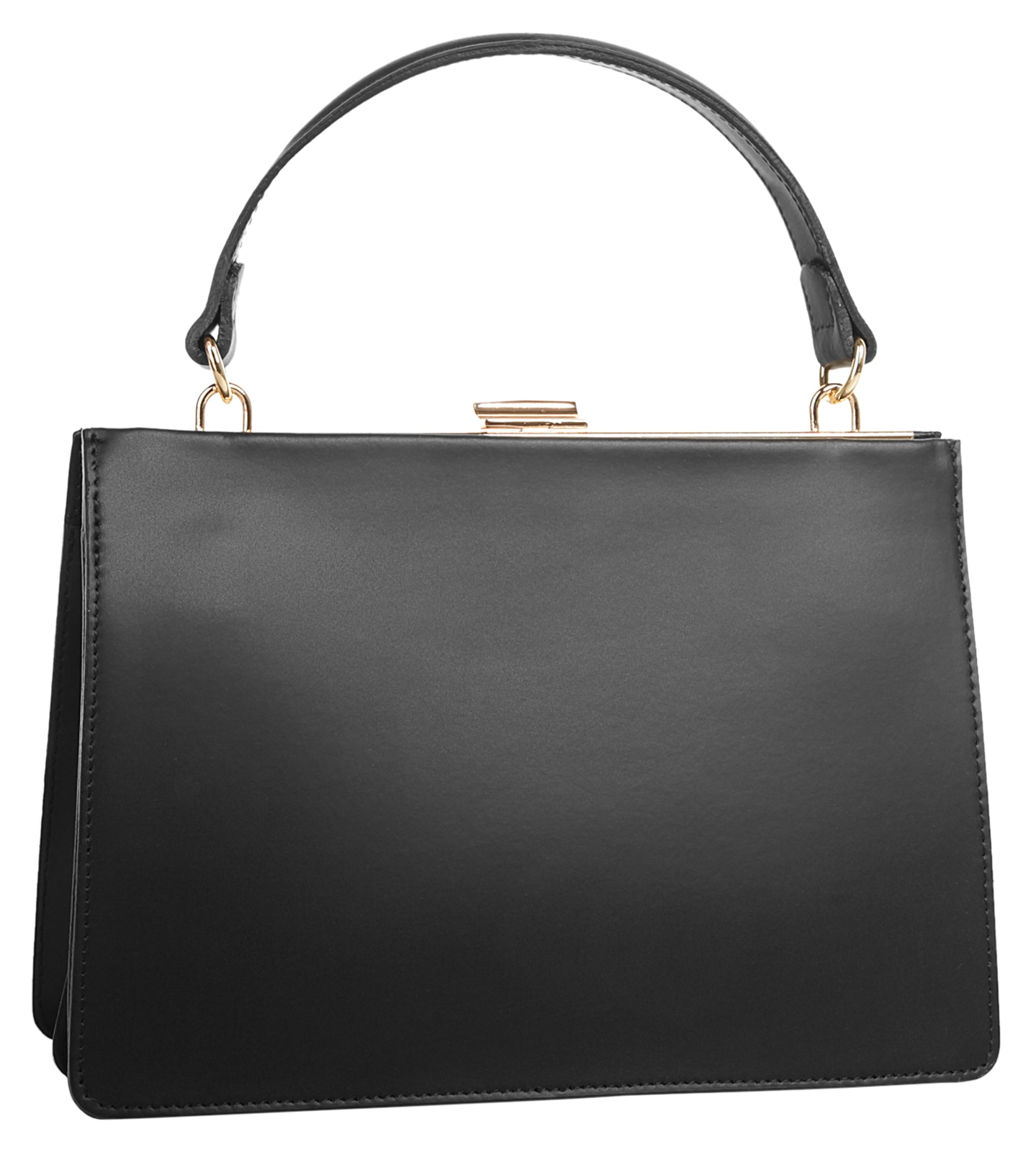 Cluty Henkeltasche, echt Leder, Made in Italy
