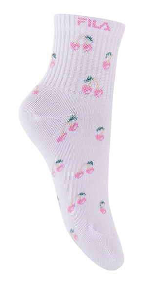 Fila Sneakersocken 6 Paar,  Cotton-Mix, Cherry-Design