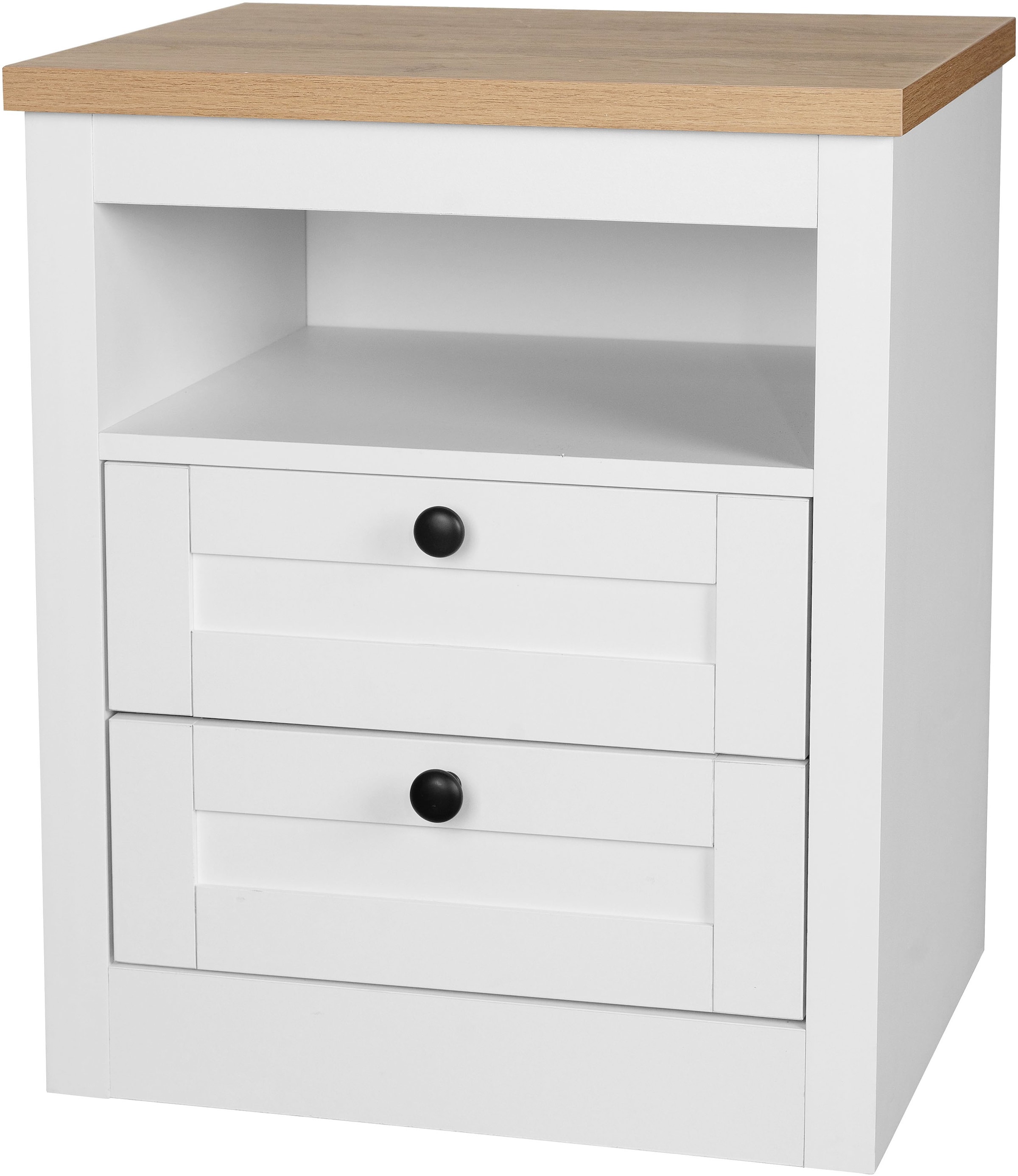 OTTO home Nachtkonsole »2er Set Büsum Nachtschrank Beistellschrank« Spar-Set, 2 Schränke im Lieferumfang, 