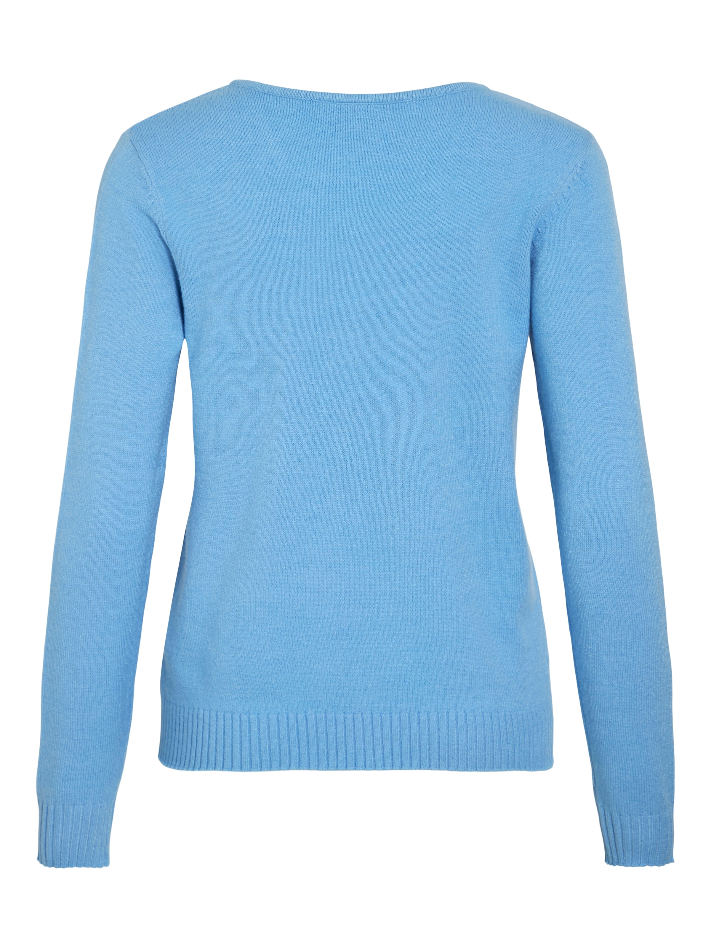 Vila V-Ausschnitt-Pullover »VIRIL V-NECK L/S  KNIT TOP - NOOS« Materialmix, regular fit