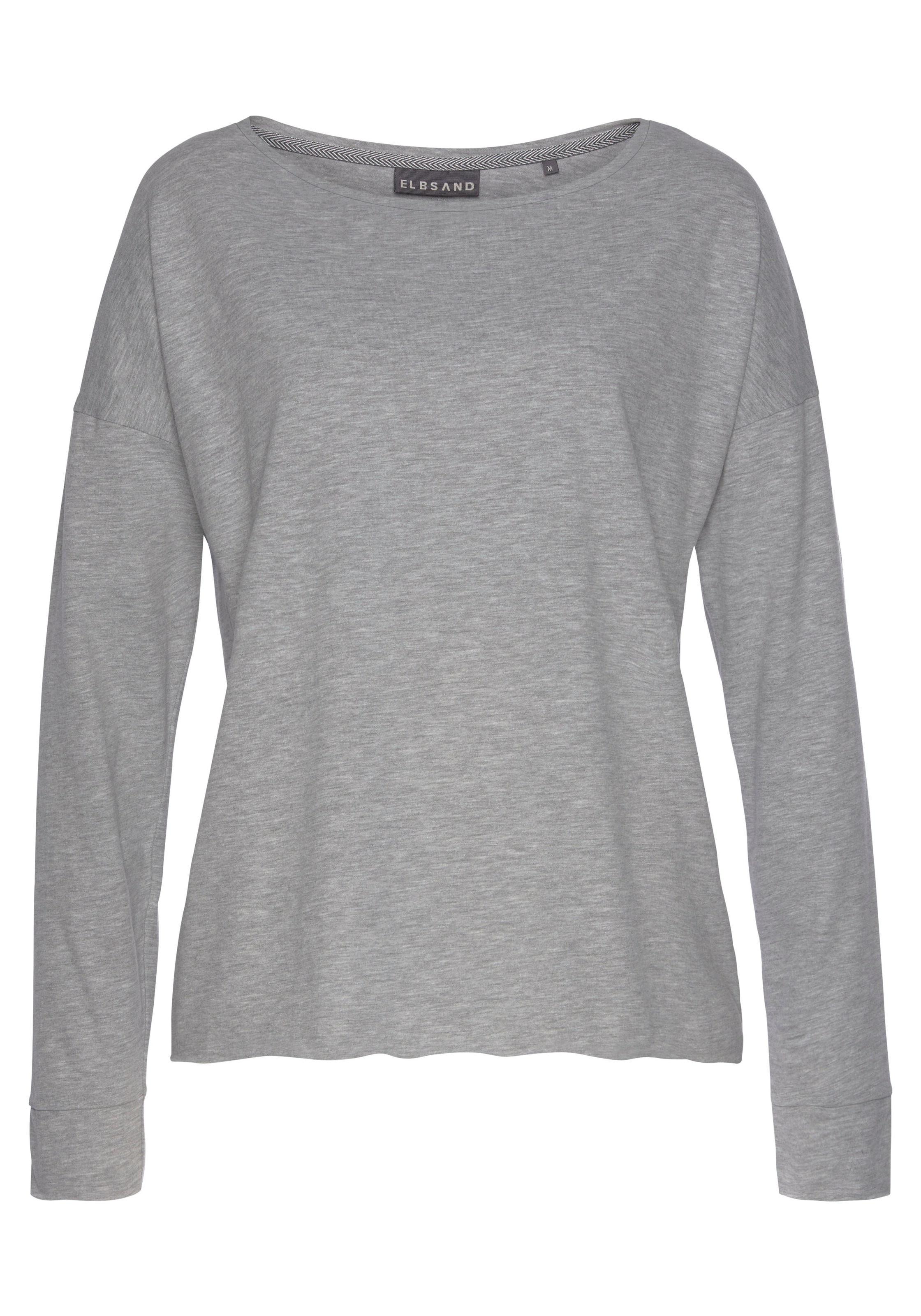 Elbsand Langarmshirt »Eltje« mit Logodruck hinten, Longsleeve aus Baumwoll-Mix