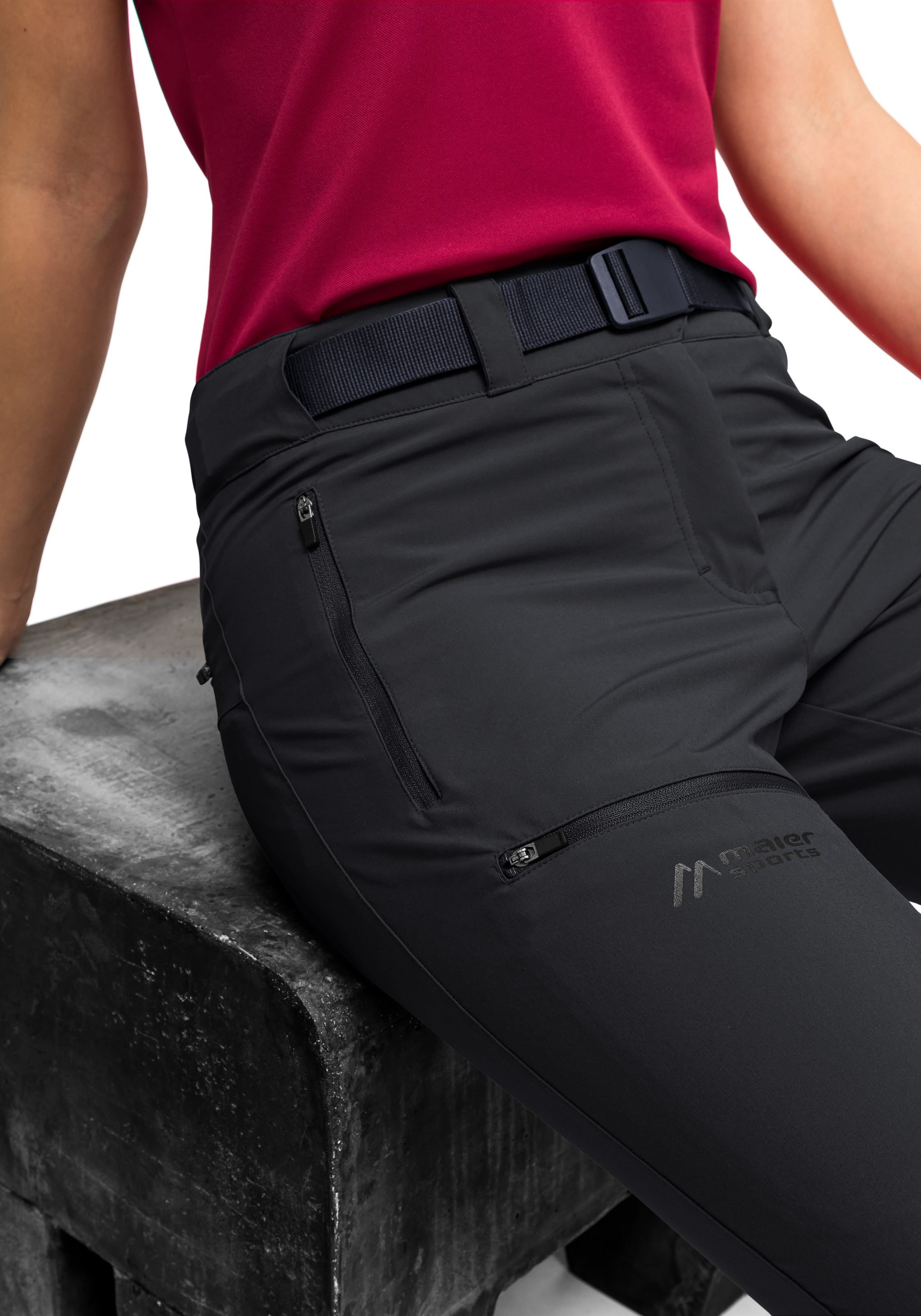 Maier Sports Funktionsshorts »Latit Capri W«, Nachhaltige Outdoor-Capri mit dryprotec Technologie