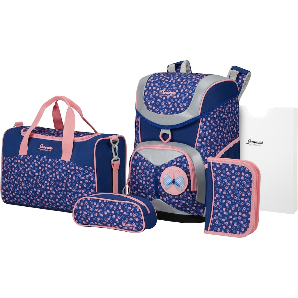 Samsonite Schulrucksack »Sammies Ergofit, Lady Butterfly«, reflektierende Details