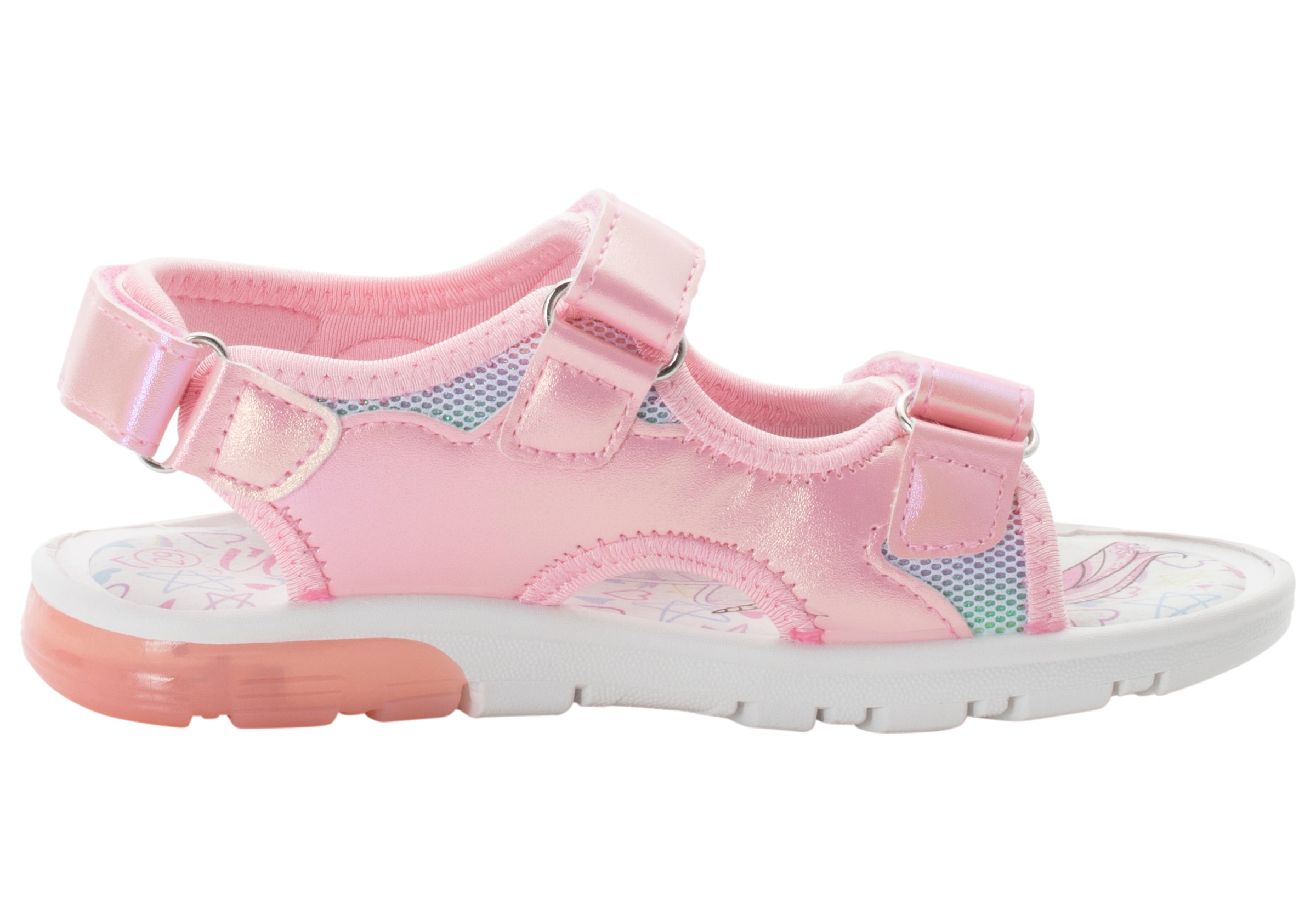 Disney Sandale »Unicorn«, mit cooler Blinkfunktion