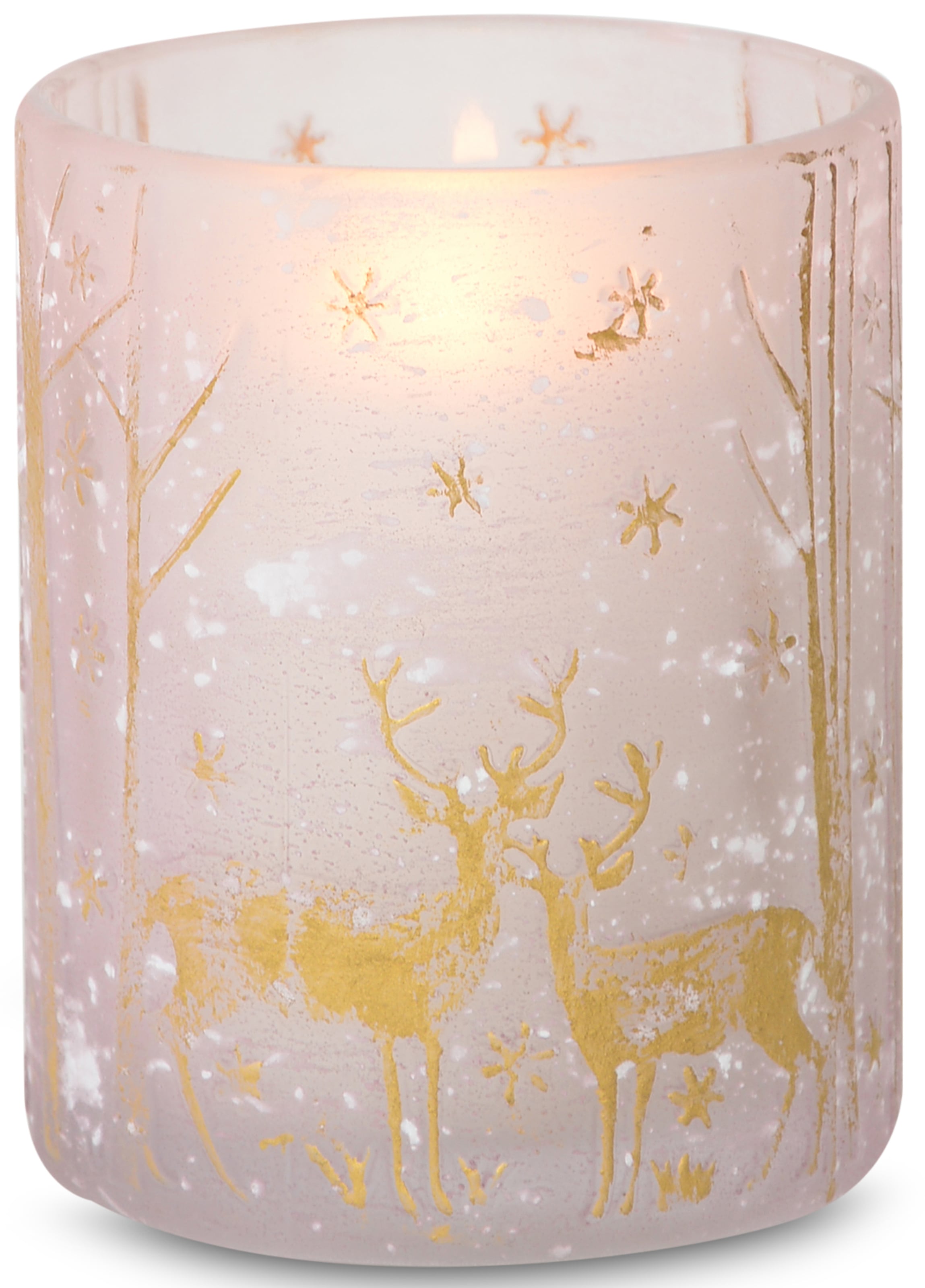 RIFFELMACHER & WEINBERGER Windlicht Wald-Motiv, bestellen »mit Glas, im feiner Schimmer-Effekt, Kerzenleuchter bei Edle OTTO online Weihnachtsdeko«, Strukturen