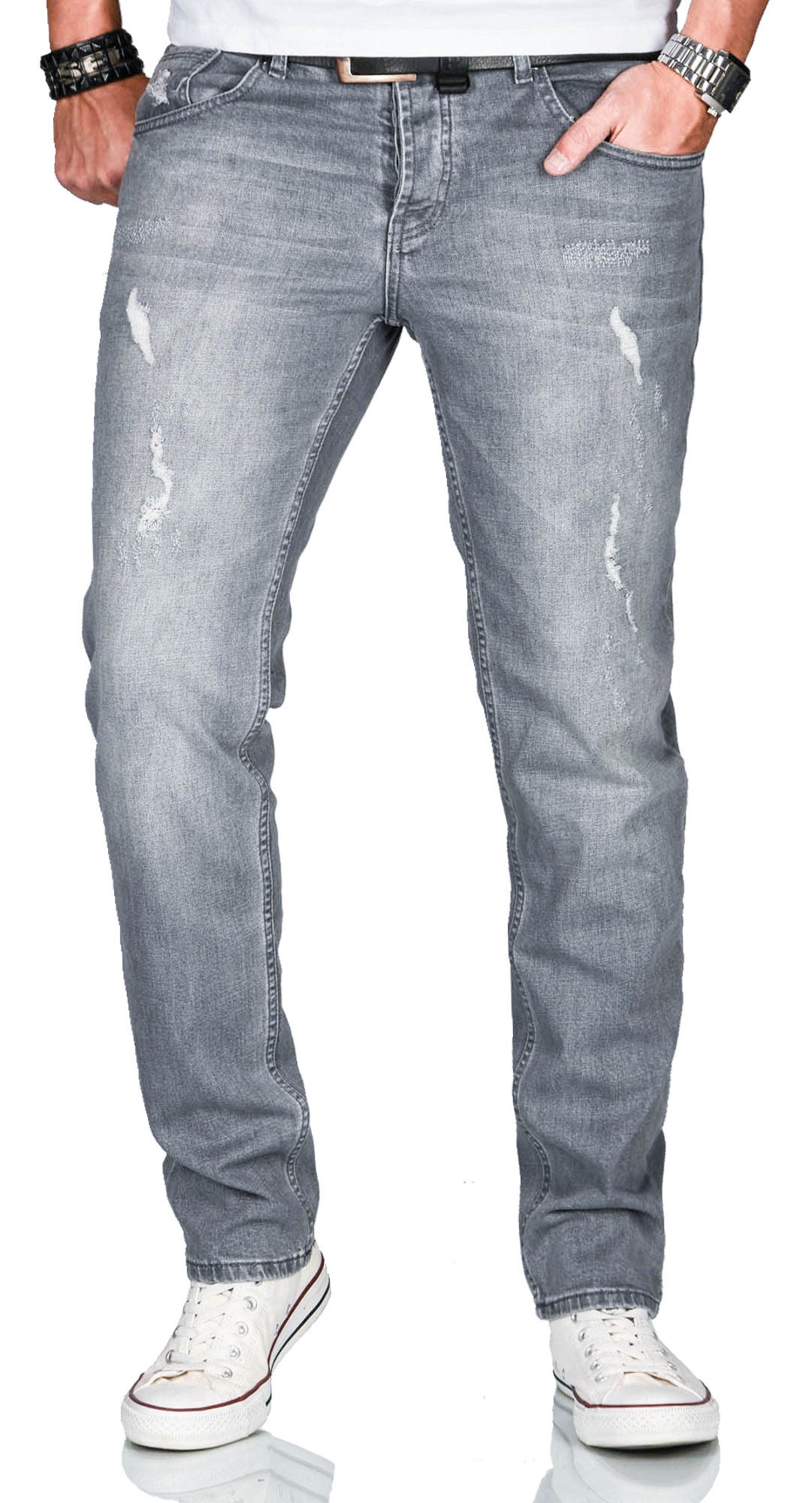 Alessandro Salvarini Slim-fit-Jeans »A. Salvarini Herren Jeans Multi AS160-AS165«