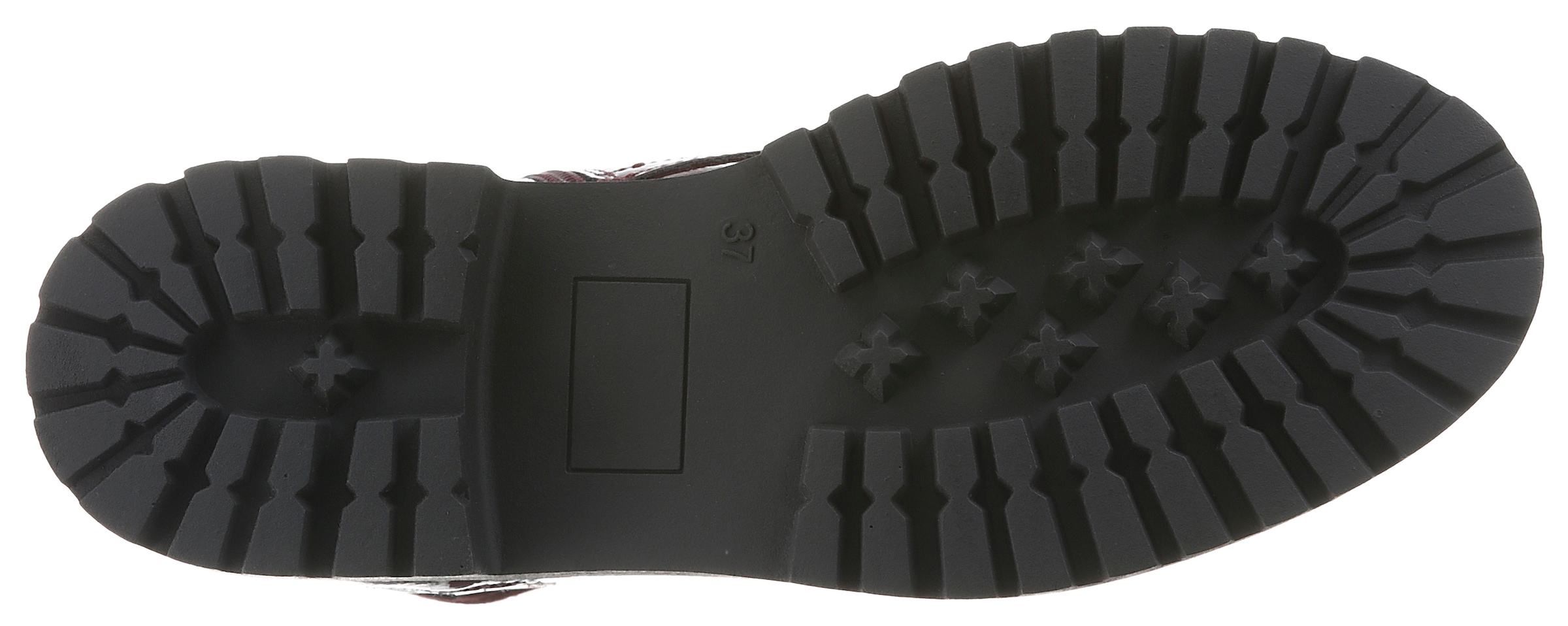 Aniston SHOES Schnürboots  Ankle Boots mit Reißverschluss, in Glanz-Optik - NEUE KOLLEKTION
