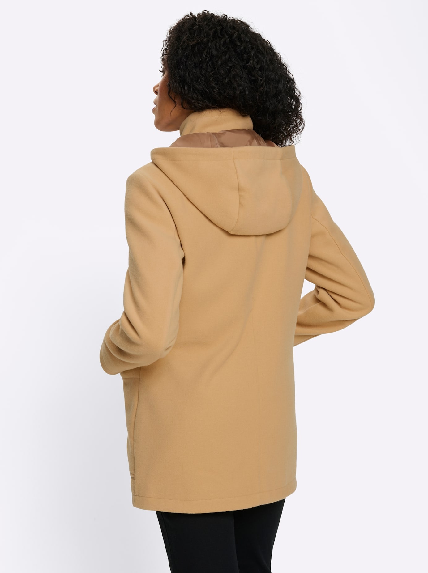Classic Basics Langjacke mit Kapuze