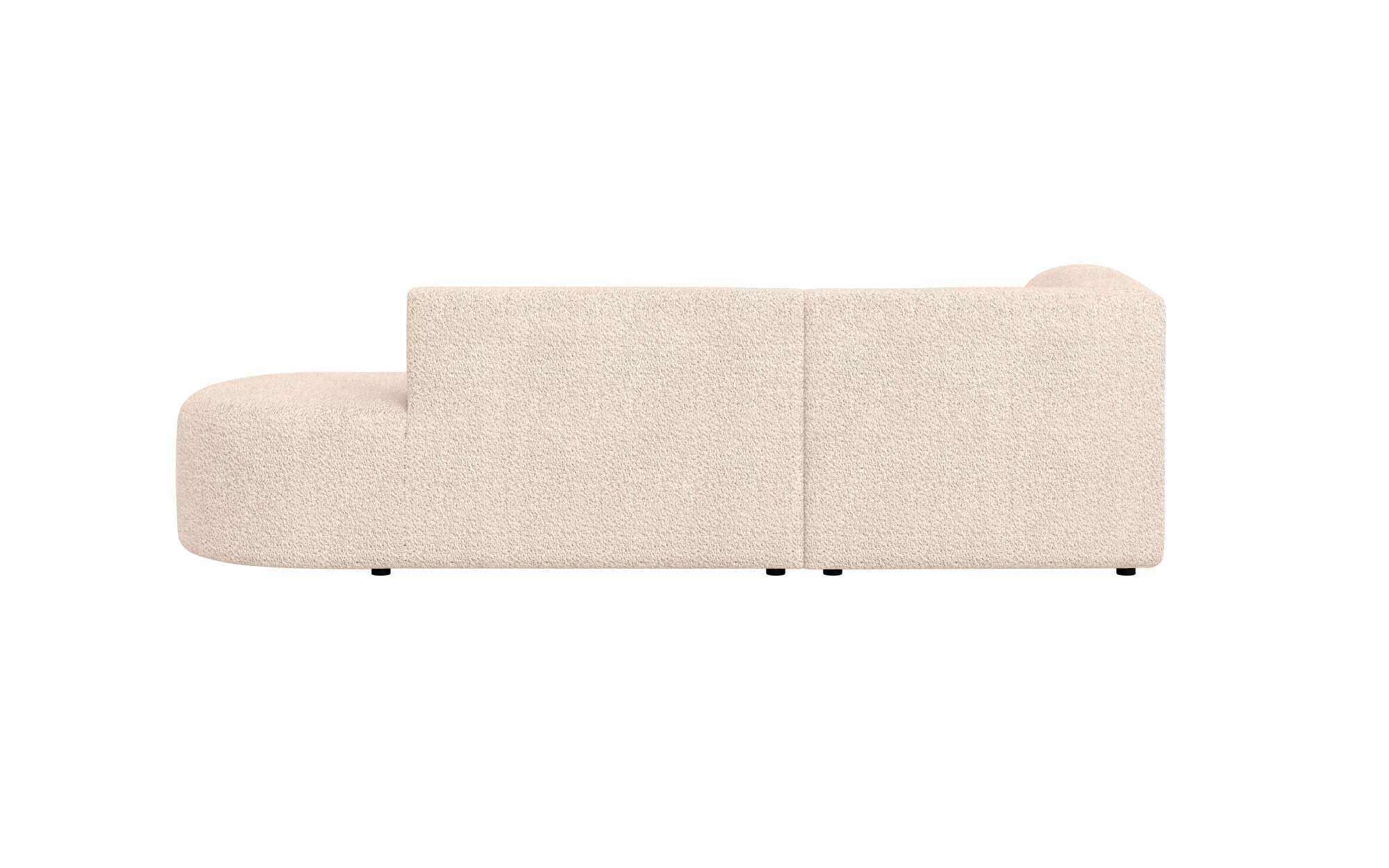 andas Ecksofa »Ecksofa Tvinne mit Ottomane links oder rechts bestellbar«, L-Form, mit Wellenunterfederung, BxTxH 260x170x73 cm