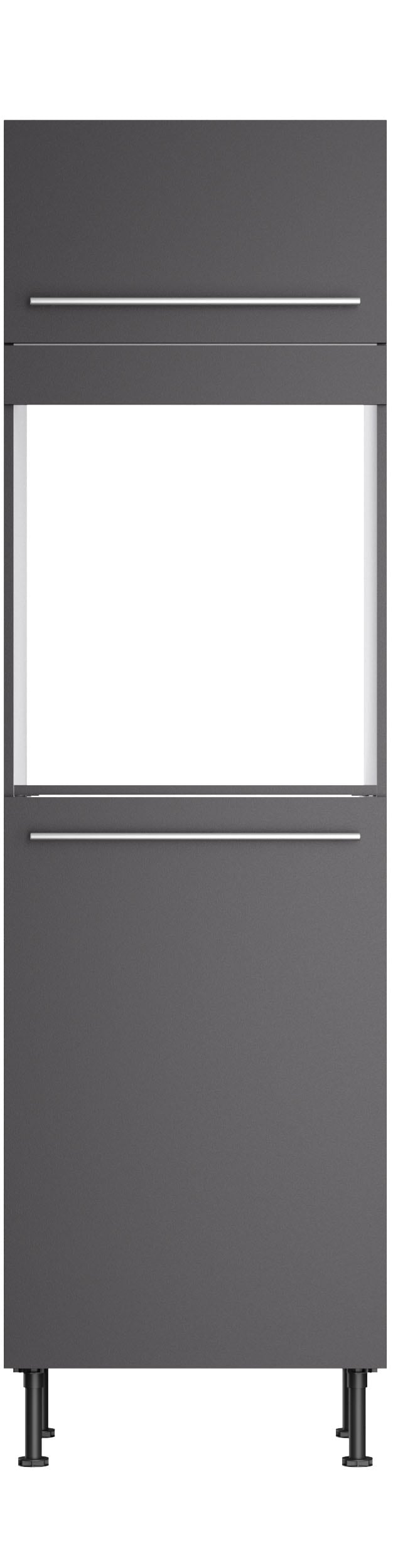 KOCHSTATION Backofen/Kühlumbauschrank »KS-Bern2« B 60 cm, H 211,8 cm, 1 Klappe, 1 Tür (H 89,2 cm), 1 feste Blende