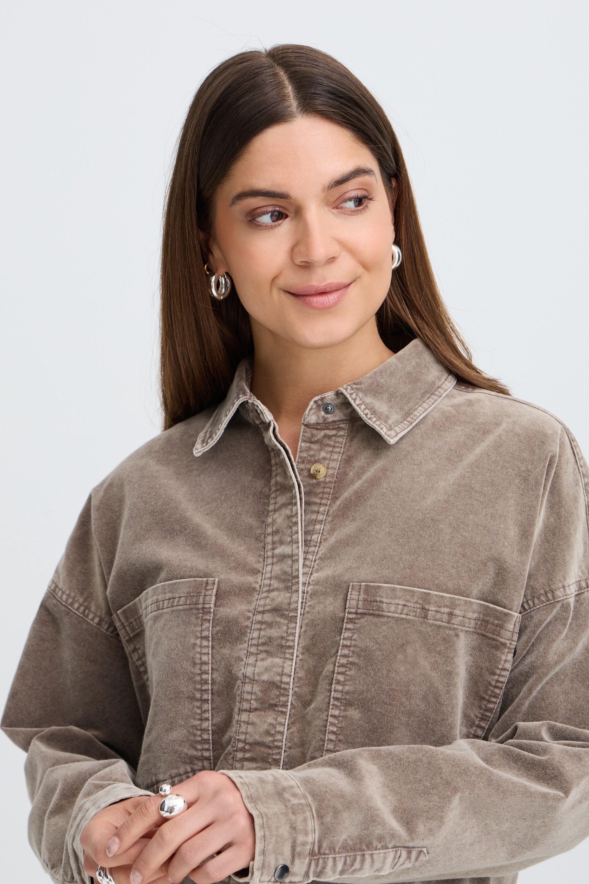 Pulz Jeans Hemdjacke »Damen Overshirts PZFIBA«