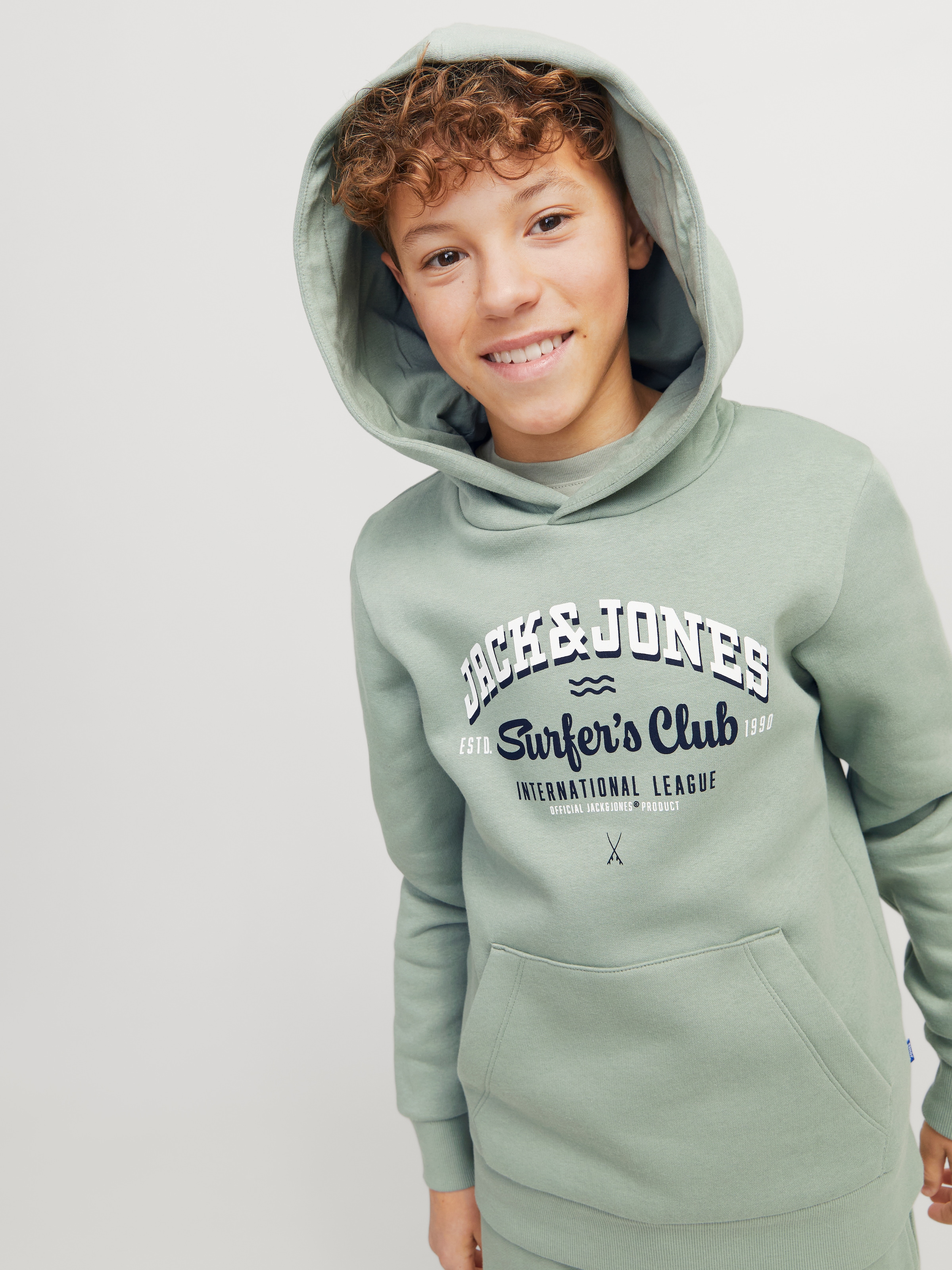 Jack & Jones Junior Kapuzensweatshirt »JJELOGO SWEAT HOOD 2 COL 24/25 NOOS JNR«