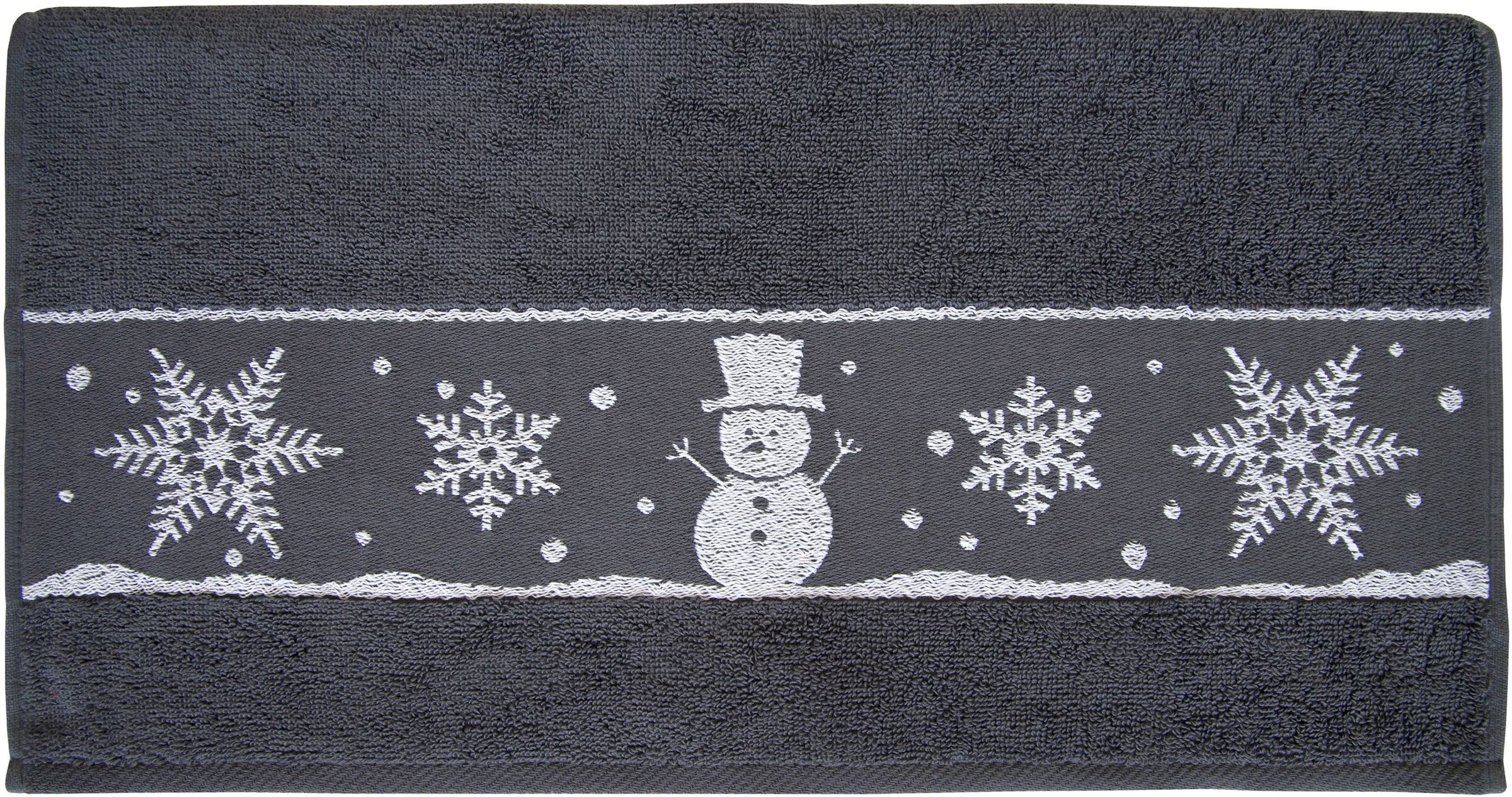 Dyckhoff Handtuch Set »Schneemann«, Set, 3 tlg., Frottier, Made in Germany (2 Handtücher, 1 Duschtuch)