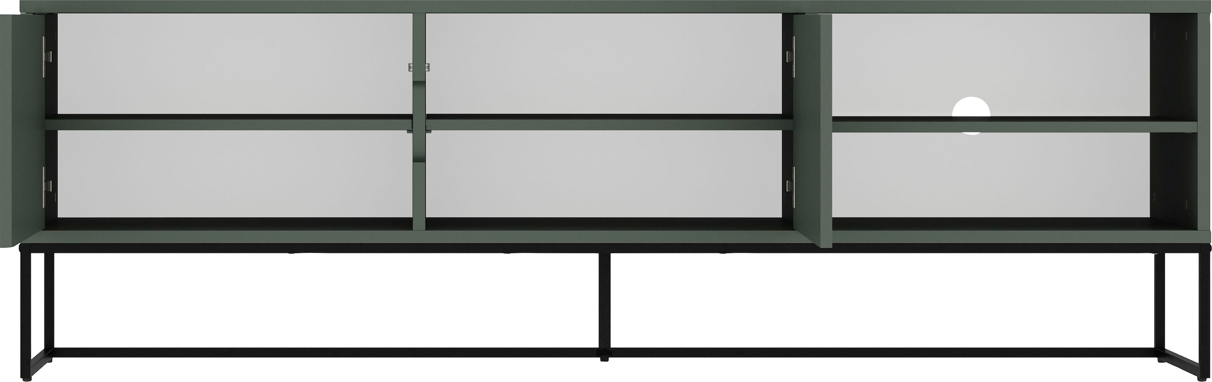 Tenzo Lowboard »LIPP«, mit 2 Türen und 2 offenen Fächern, Design von Tenzo Design studio