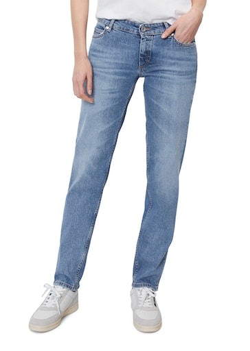 O\'Polo Online bestellen mid trouser, fit, OTTO regular Marc Shop »Denim im straight waist« length, 5-Pocket-Jeans