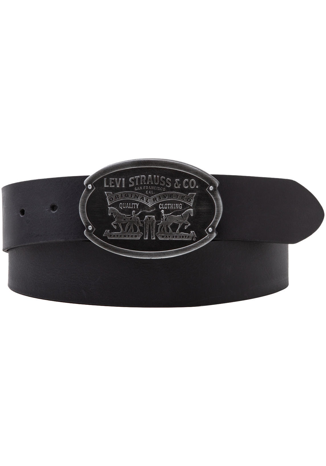 Levi's® Ledergürtel »Billy Plaque Belt« mit markanter Koppelschließe
