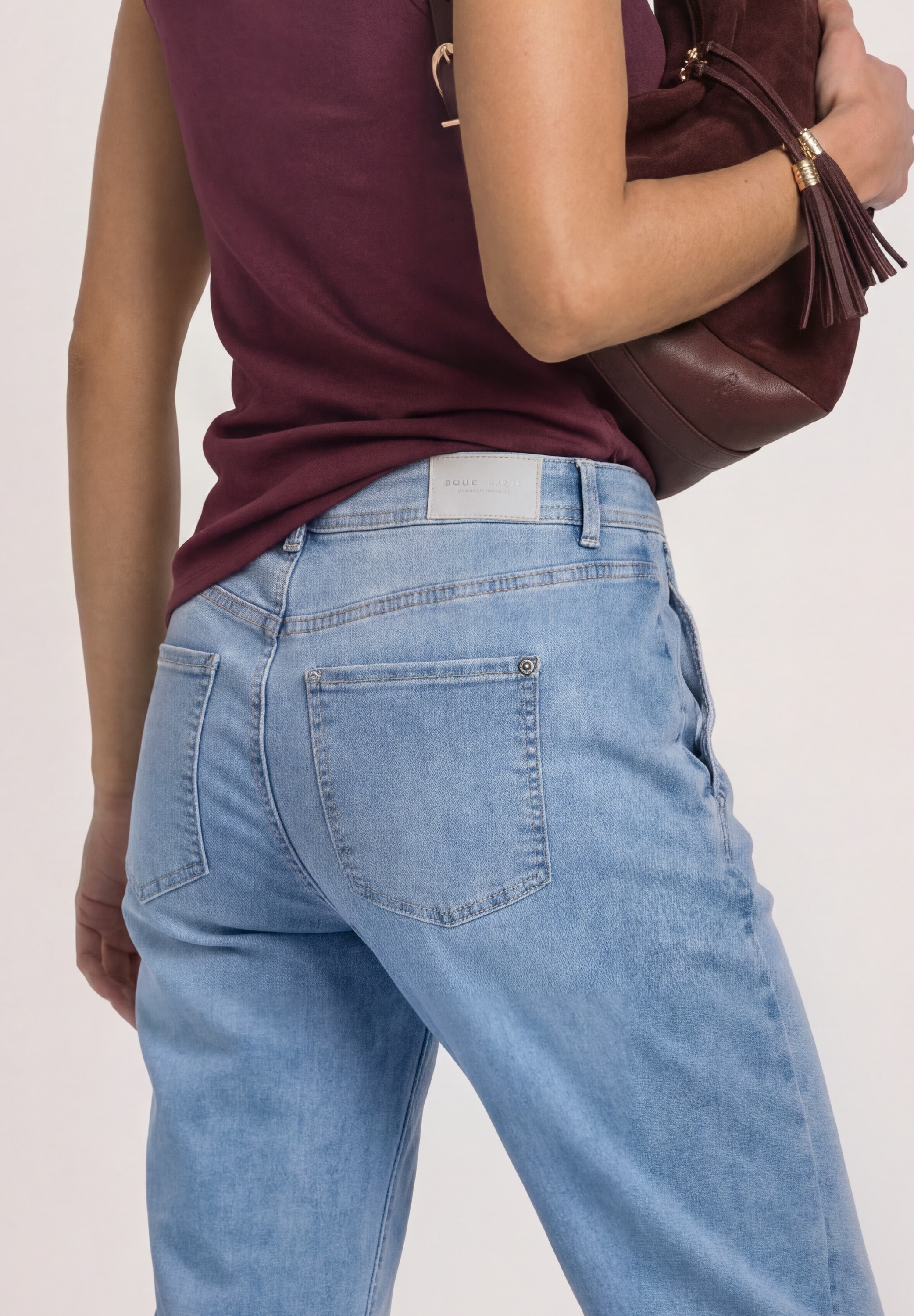 STREET ONE Loose-fit-Jeans »Style Karlie« Barrel Legs - mit Stretch