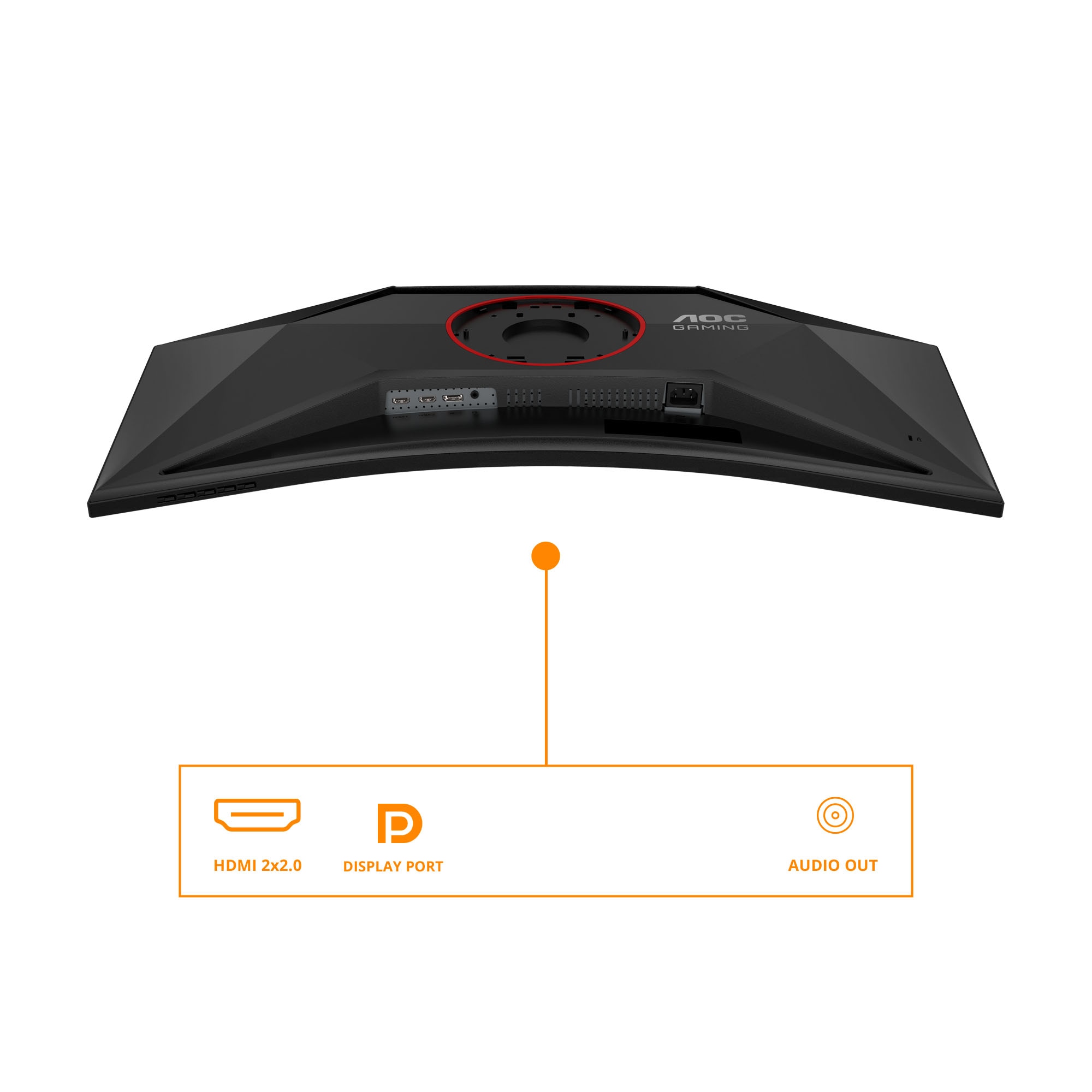 AOC Curved-Gaming-Monitor »CU34G4« 86 cm/34 ″  3440 x 1440 px Wide Quad HD 1 Reaktionszeit 180 Hz