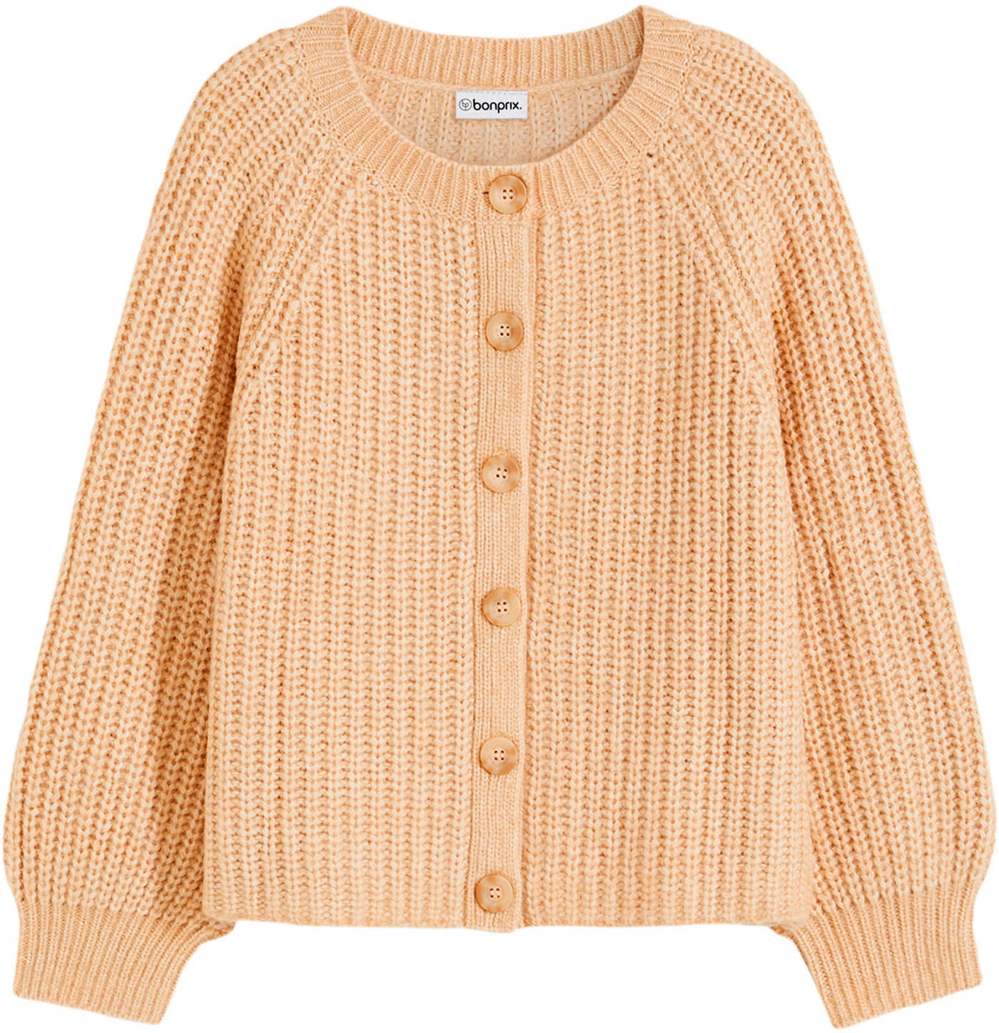 bonprix Strickjacke »Oversize-Strickjacke« Oversize-Schnitt, lockere Passform, modischer Stil, mit Knopfleiste