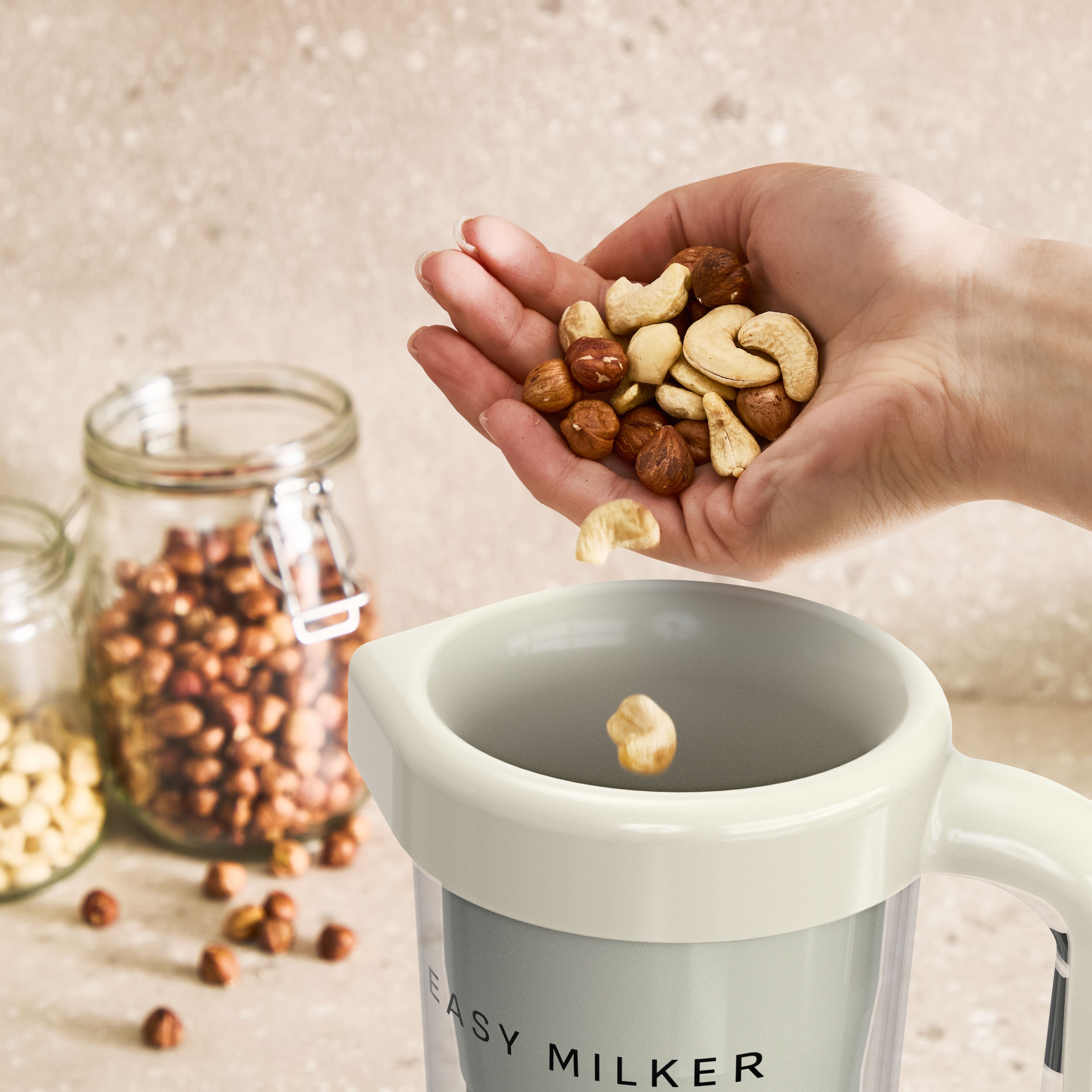 Tefal Zerkleinerer »Easy Milker VZ700A« Pflanzenmilchzubereiter, kein Abfall, mit allen Stabmixern kompatibel