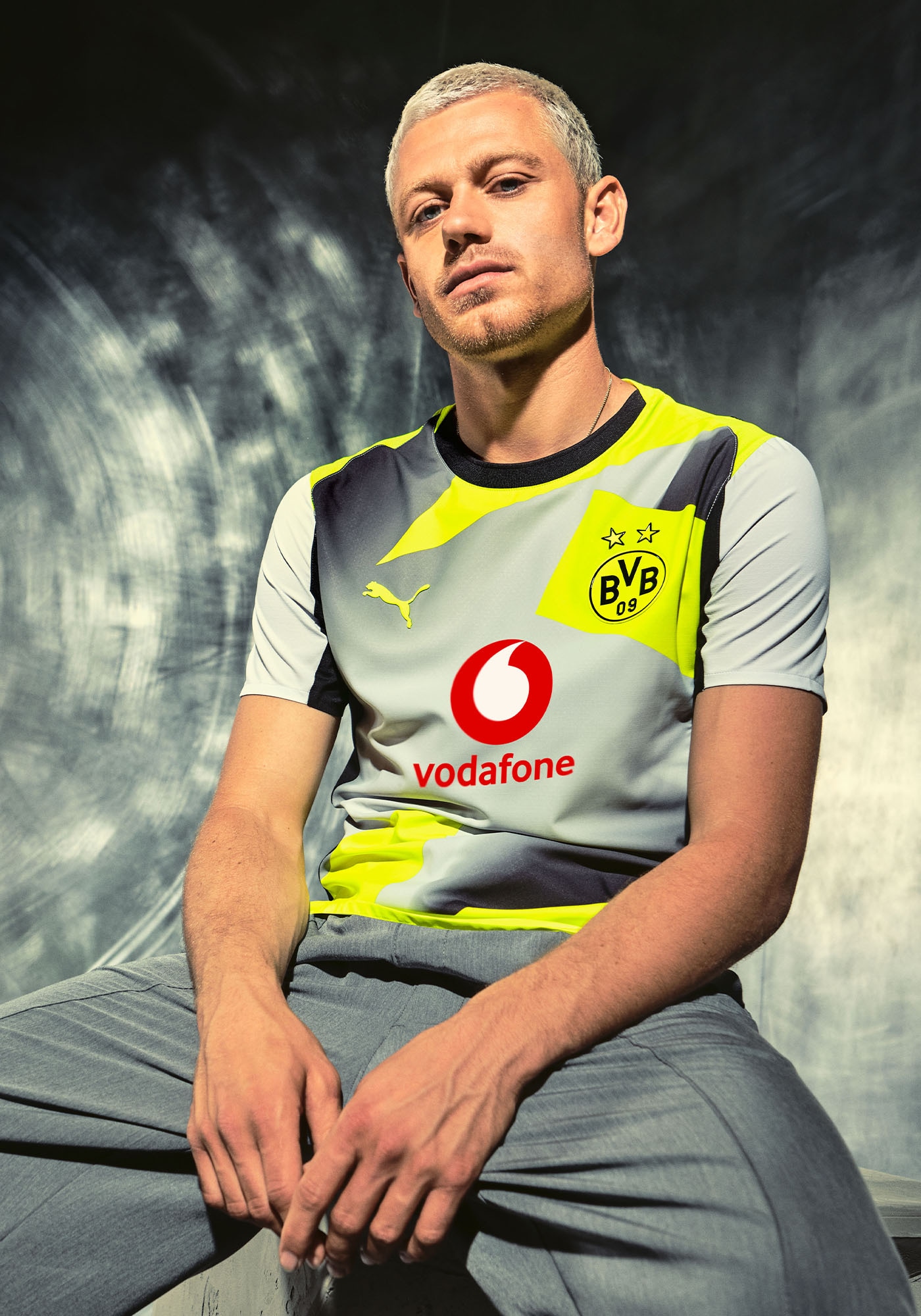PUMA Fußballtrikot »BVB AWAY JERSEY REPLICA« Fußball, Kurzarm, sportlicher Stil, mit Rundhalsausschnitt