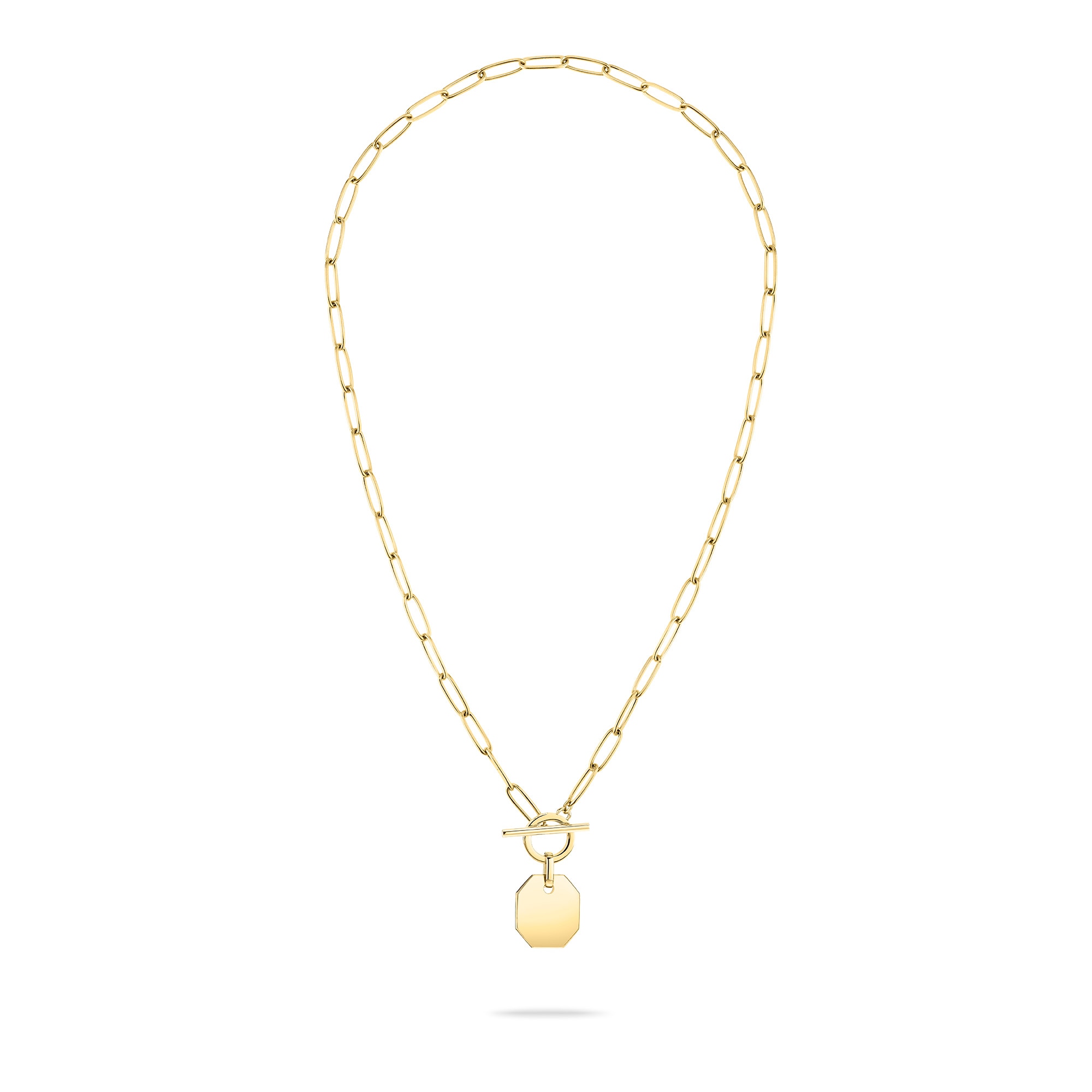 Liebeskind Berlin Kette mit Anhänger »Schmuck Edelstahl Halskette The T-Bar Plate«