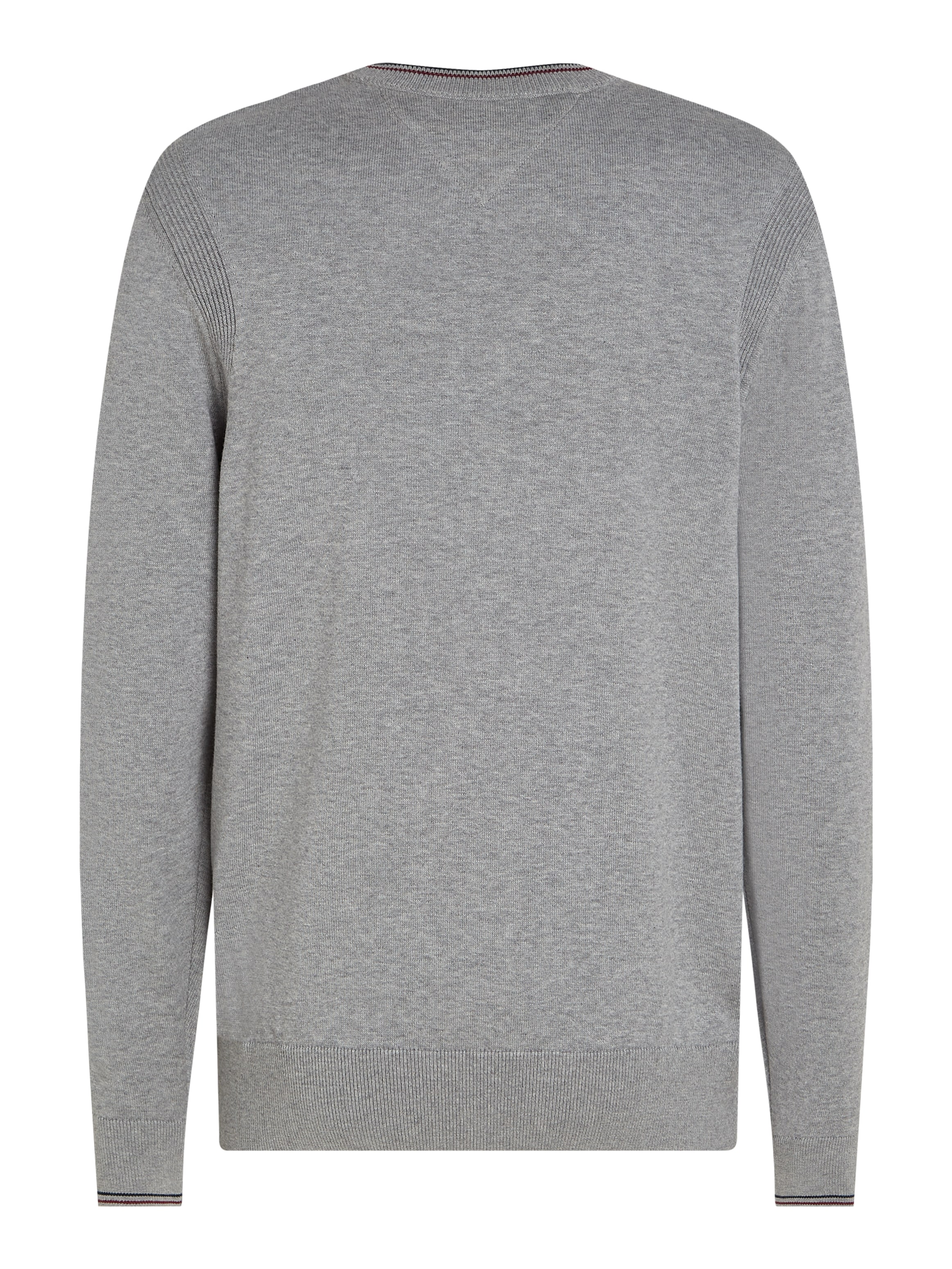 Tommy Hilfiger Rundhalspullover »RWB COTTON CREW NECK«, farbliche Akzente in Tommy Farben
