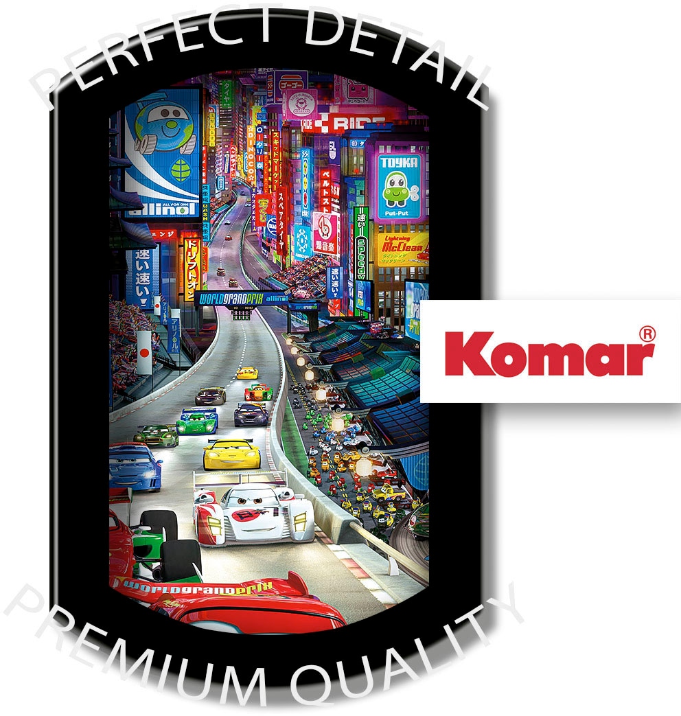 Komar Fototapete »Papier Fototapete - Cars Tokio - Größe 73 x 202 cm«, bedruckt