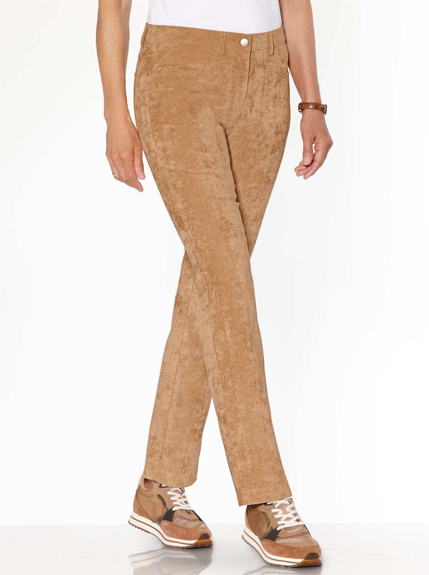 Classic Basics Damen Cordhose in braun, Größe 19